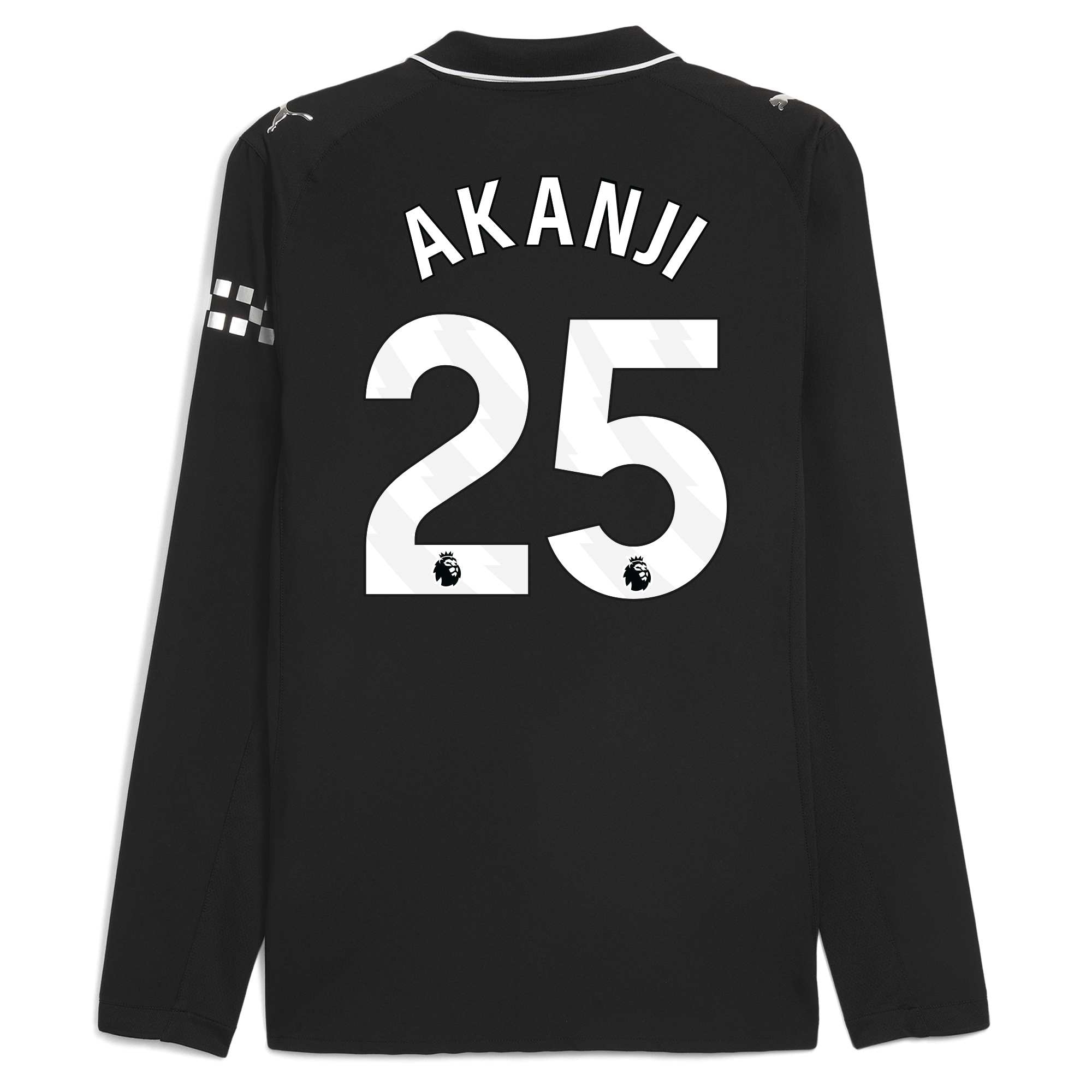 Manchester City manchester city away authentic jersey 202526 long sleeve with akanji 25 printing Shirts - Official Store
