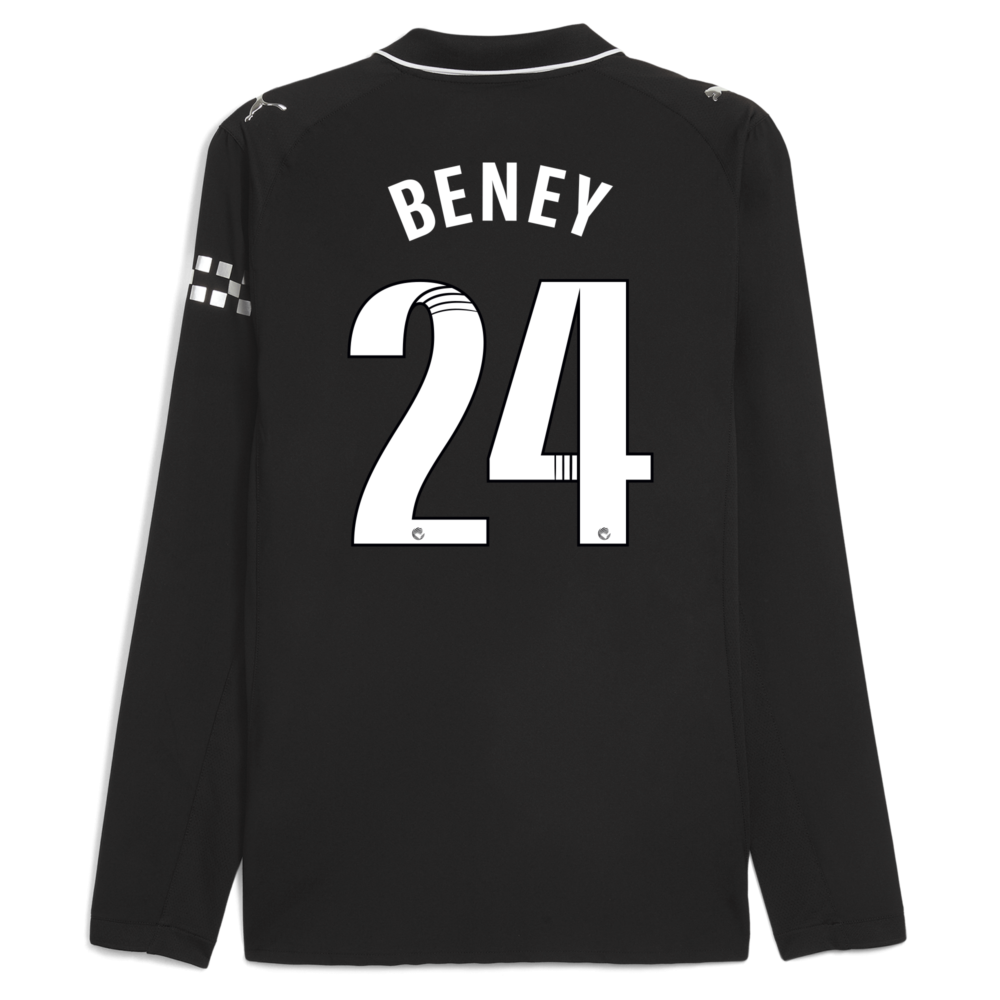 Manchester City manchester city away authentic jersey 202526 long sleeve with beney 24 printing Shirts - Official Store