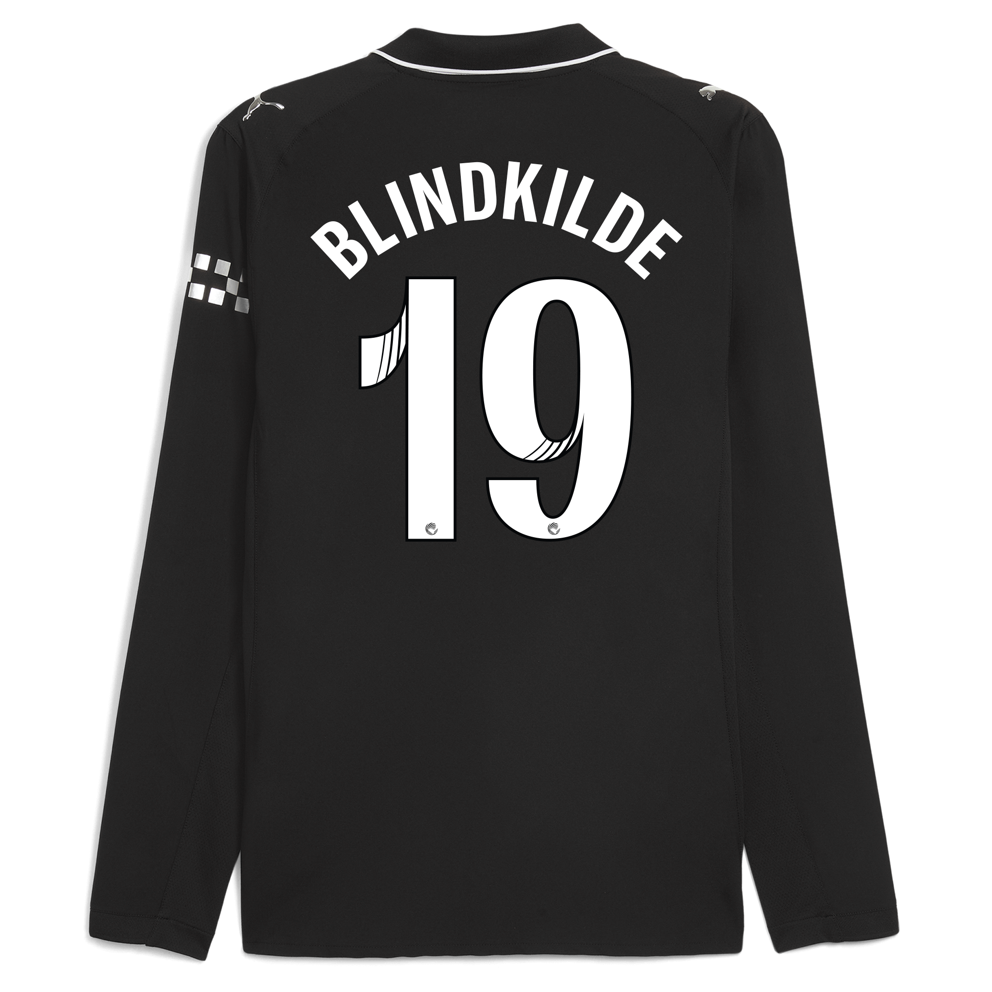 Manchester City manchester city away authentic jersey 202526 long sleeve with blindkilde 19 printing Shirts - Official Store