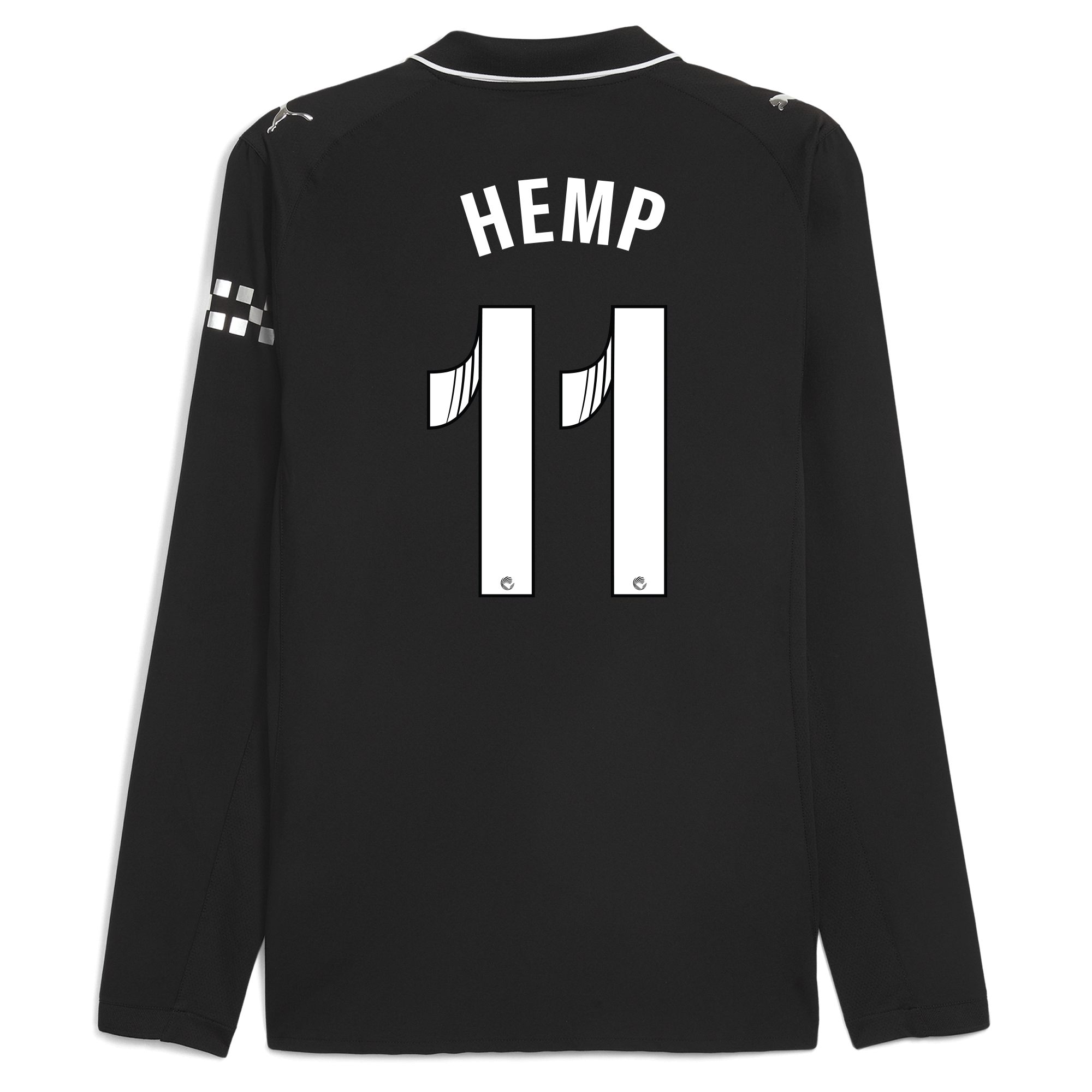 Manchester City manchester city away authentic jersey 202526 long sleeve with hemp 11 printing Shirts - Official Store