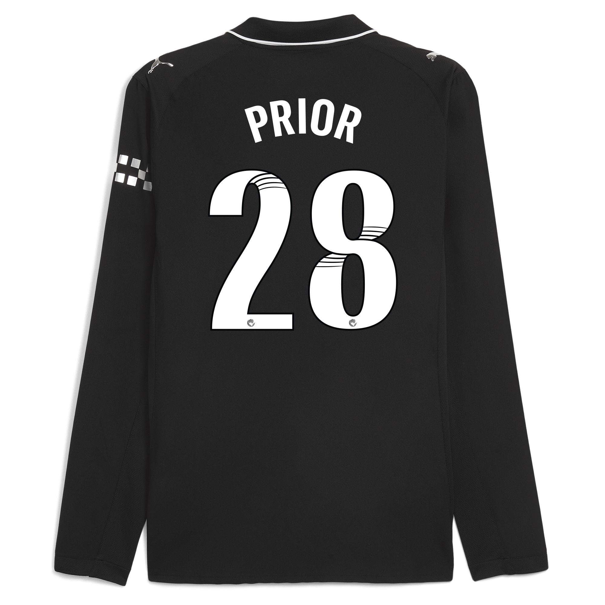 Manchester City manchester city away authentic jersey 202526 long sleeve with prior 28 printing Shirts - Official Store