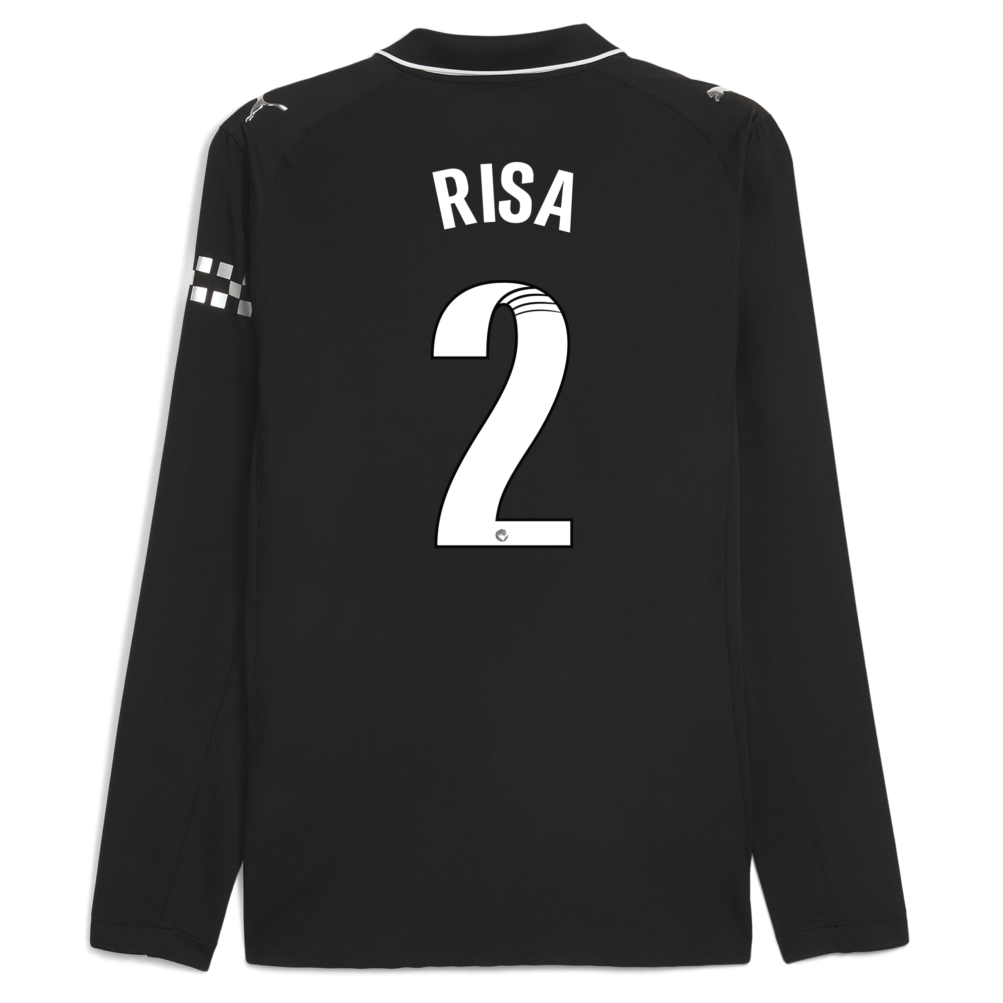 Manchester City manchester city away authentic jersey 202526 long sleeve with risa 2 printing Shirts - Official Store