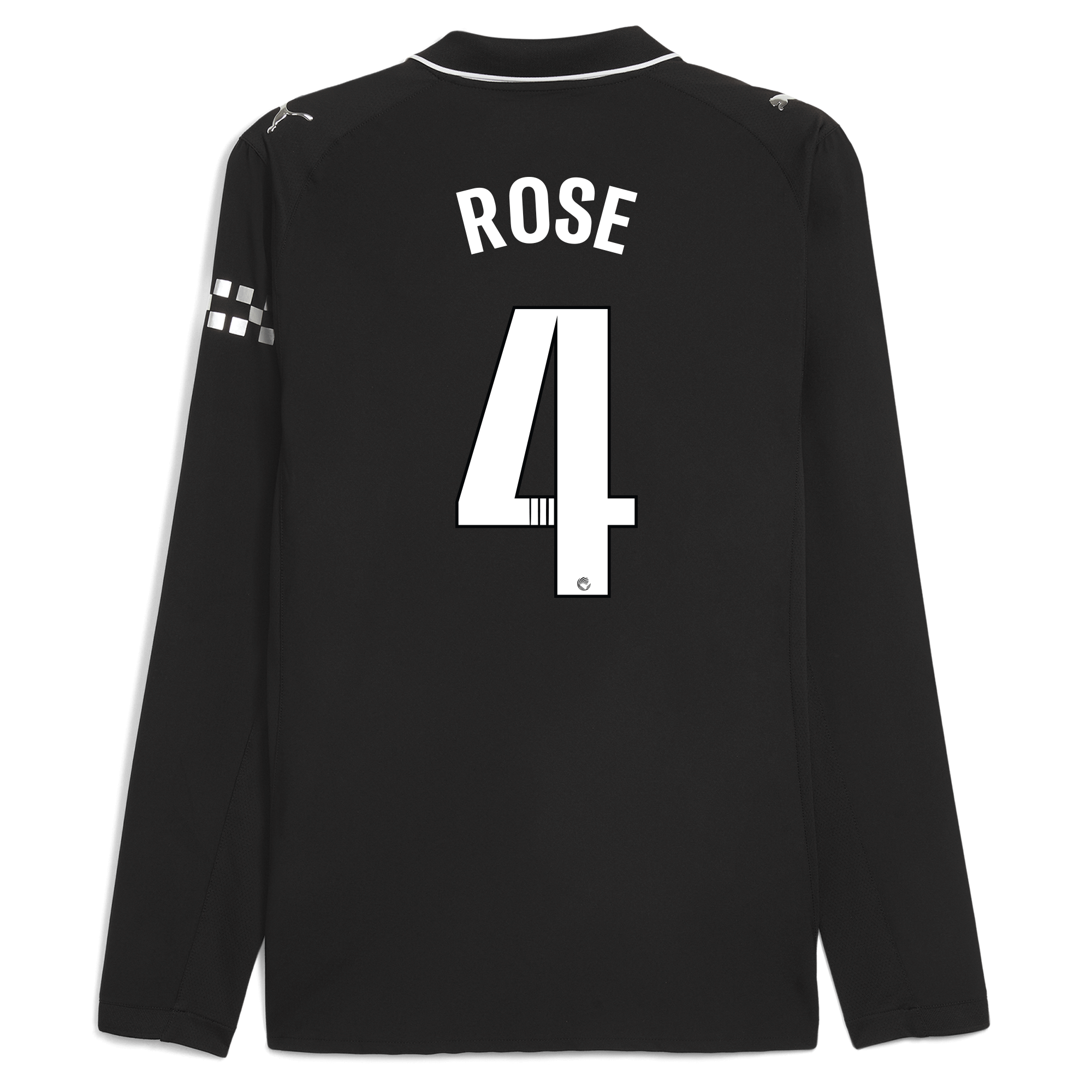 Manchester City manchester city away authentic jersey 202526 long sleeve with rose 4 printing Shirts - Official Store