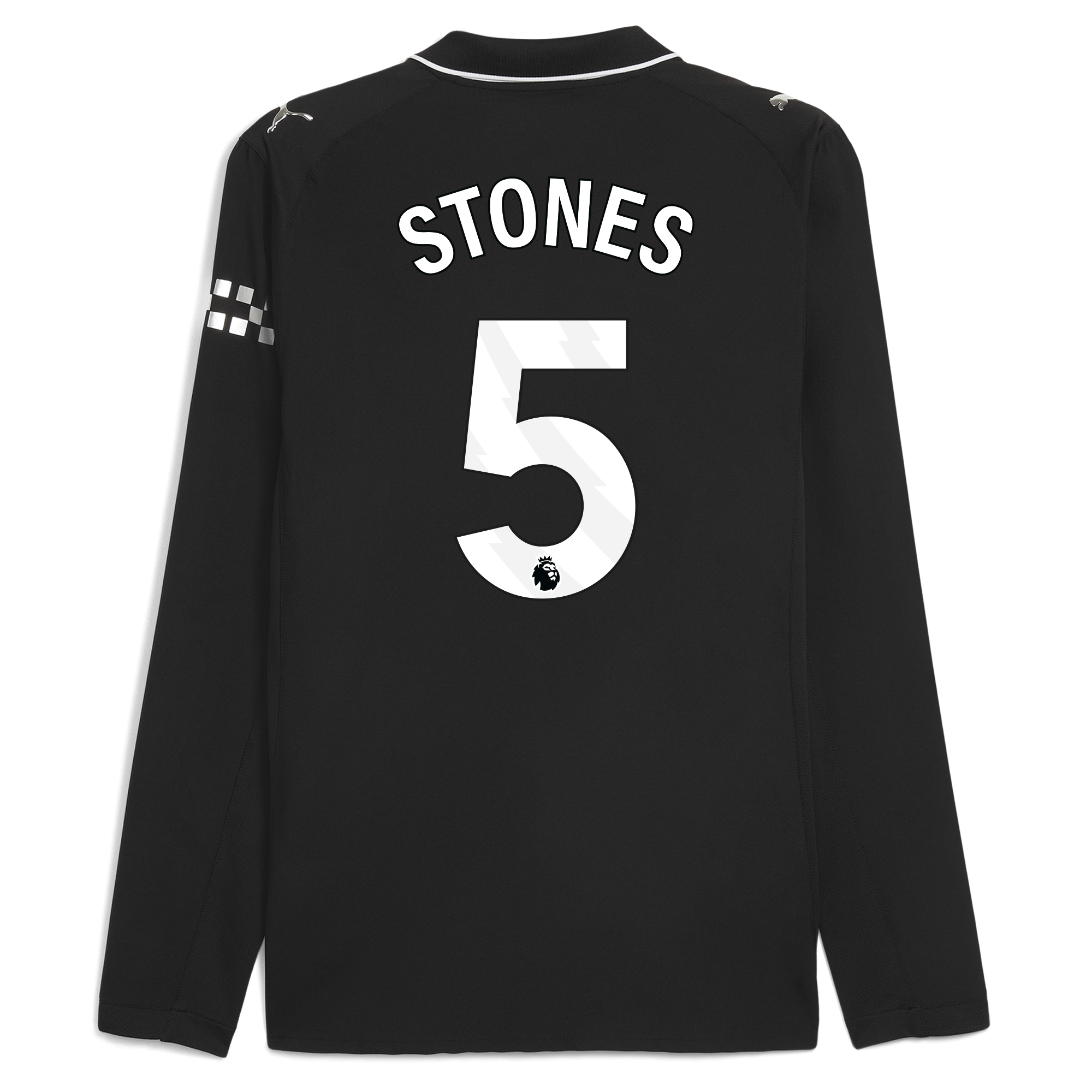 Manchester City manchester city away authentic jersey 202526 long sleeve with stones 5 printing Shirts - Official Store