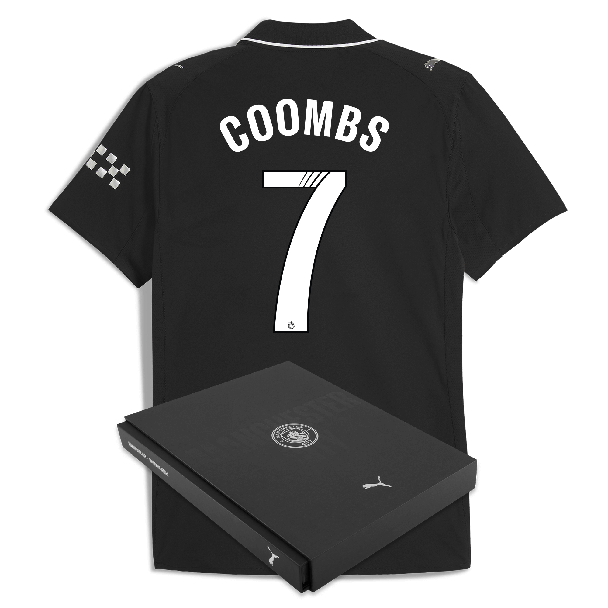 Manchester City manchester city away authentic jersey 202526 with coombs 7 printing in gift box Shirts - Official Store