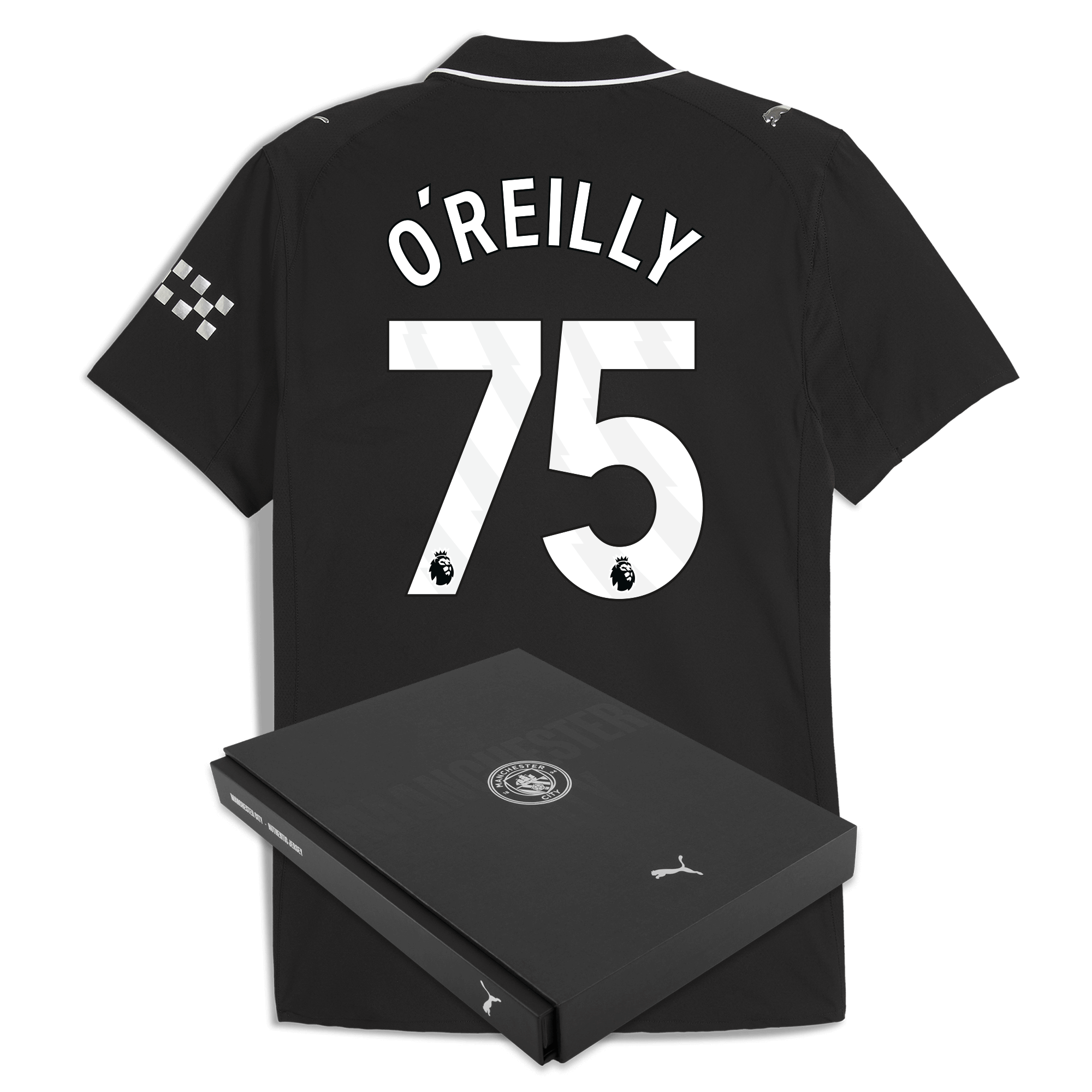 Manchester City manchester city away authentic jersey 202526 with oreilly 75 printing in gift box Shirts - Official Store