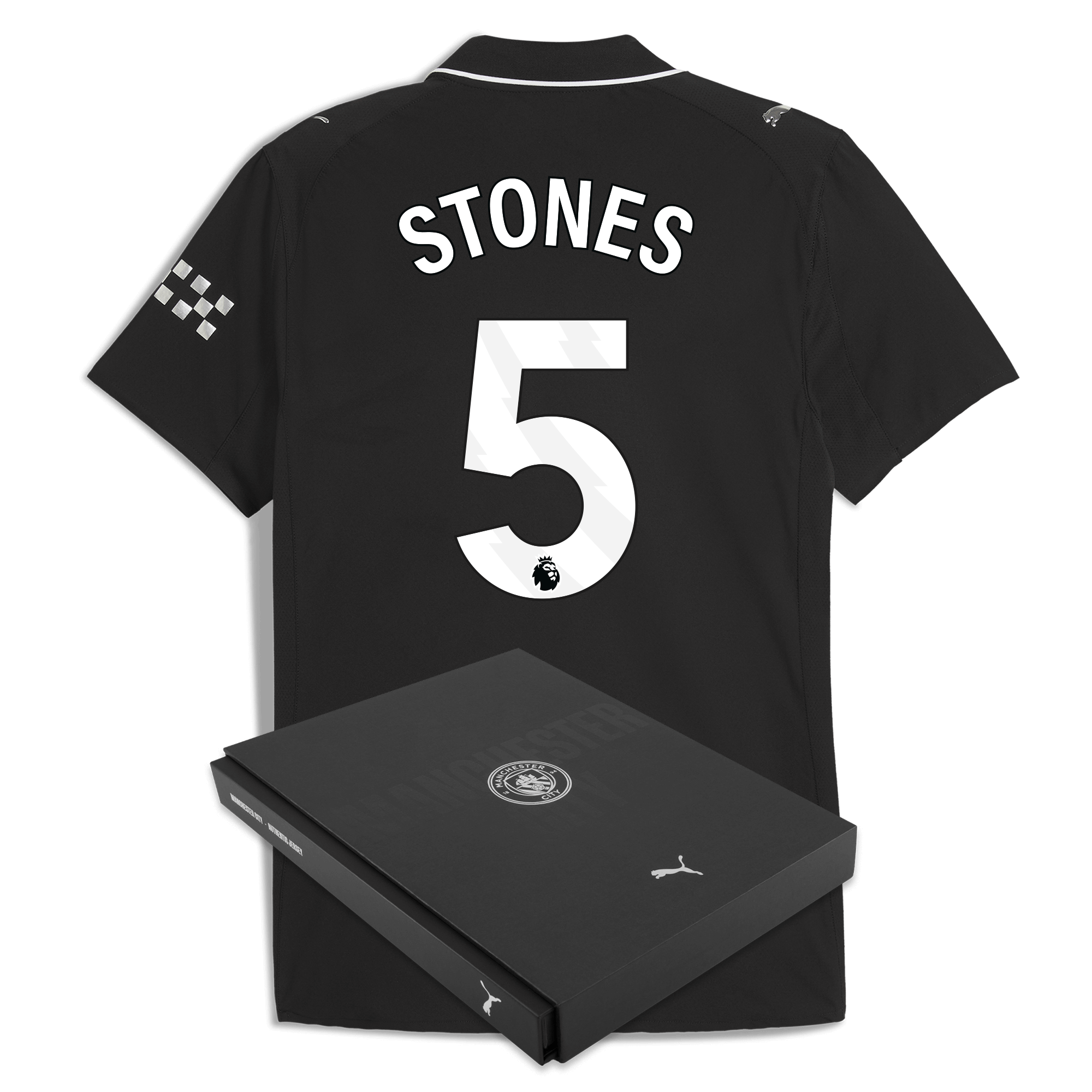 Manchester City manchester city away authentic jersey 202526 with stones 5 printing in gift box Shirts - Official Store
