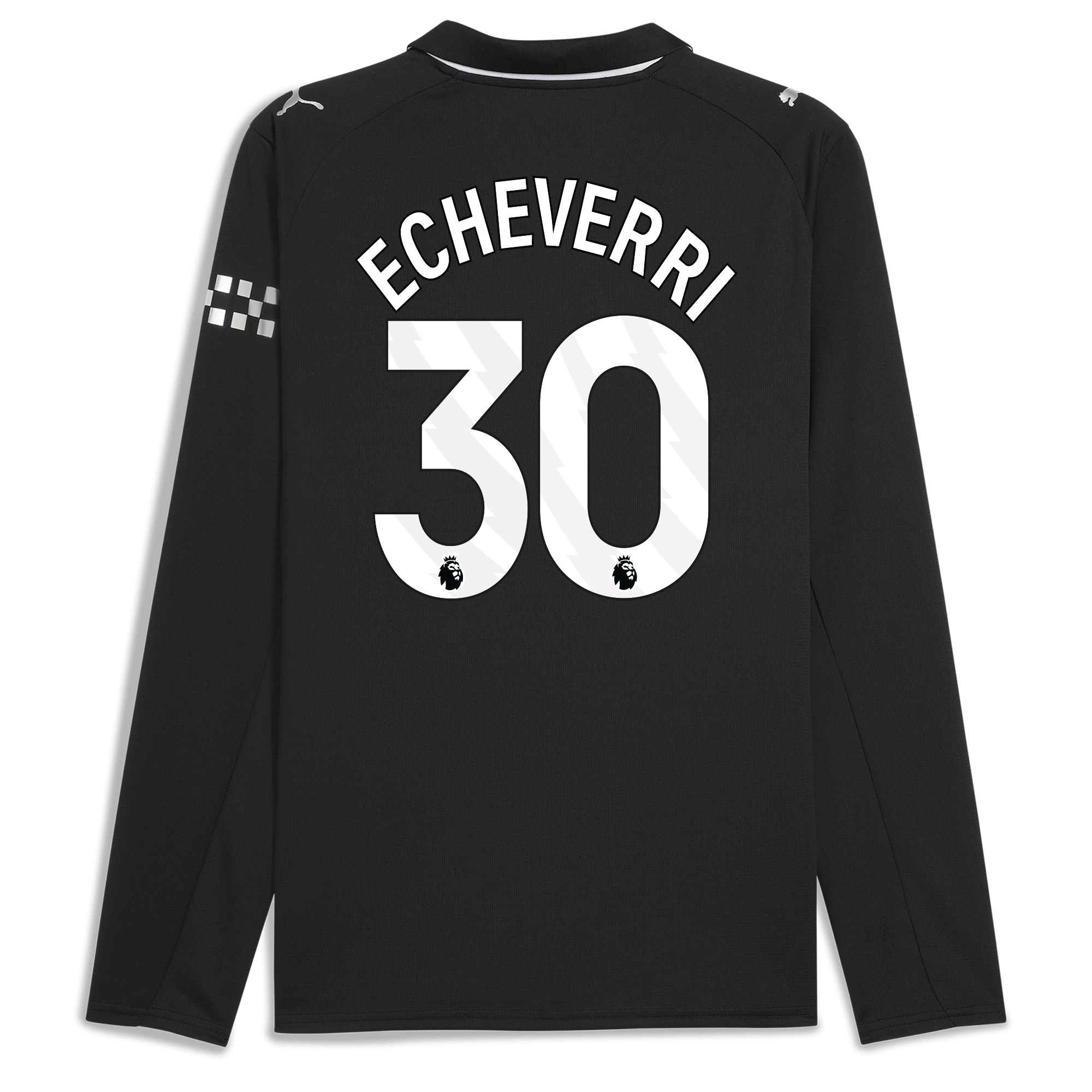 Manchester City manchester city away jersey 202526 long sleeve with echeverri 30 printing Shirts - Official Store