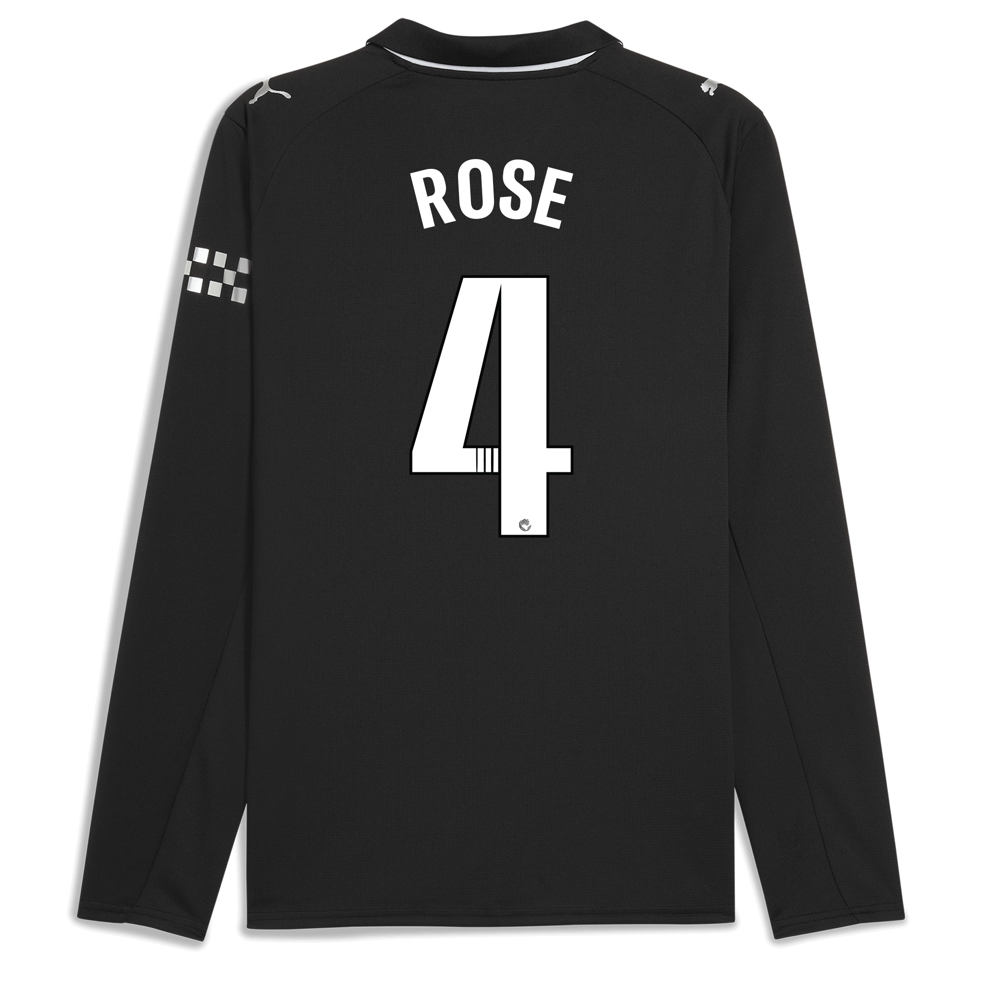 Manchester City manchester city away jersey 202526 long sleeve with rose 4 printing Shirts - Official Store