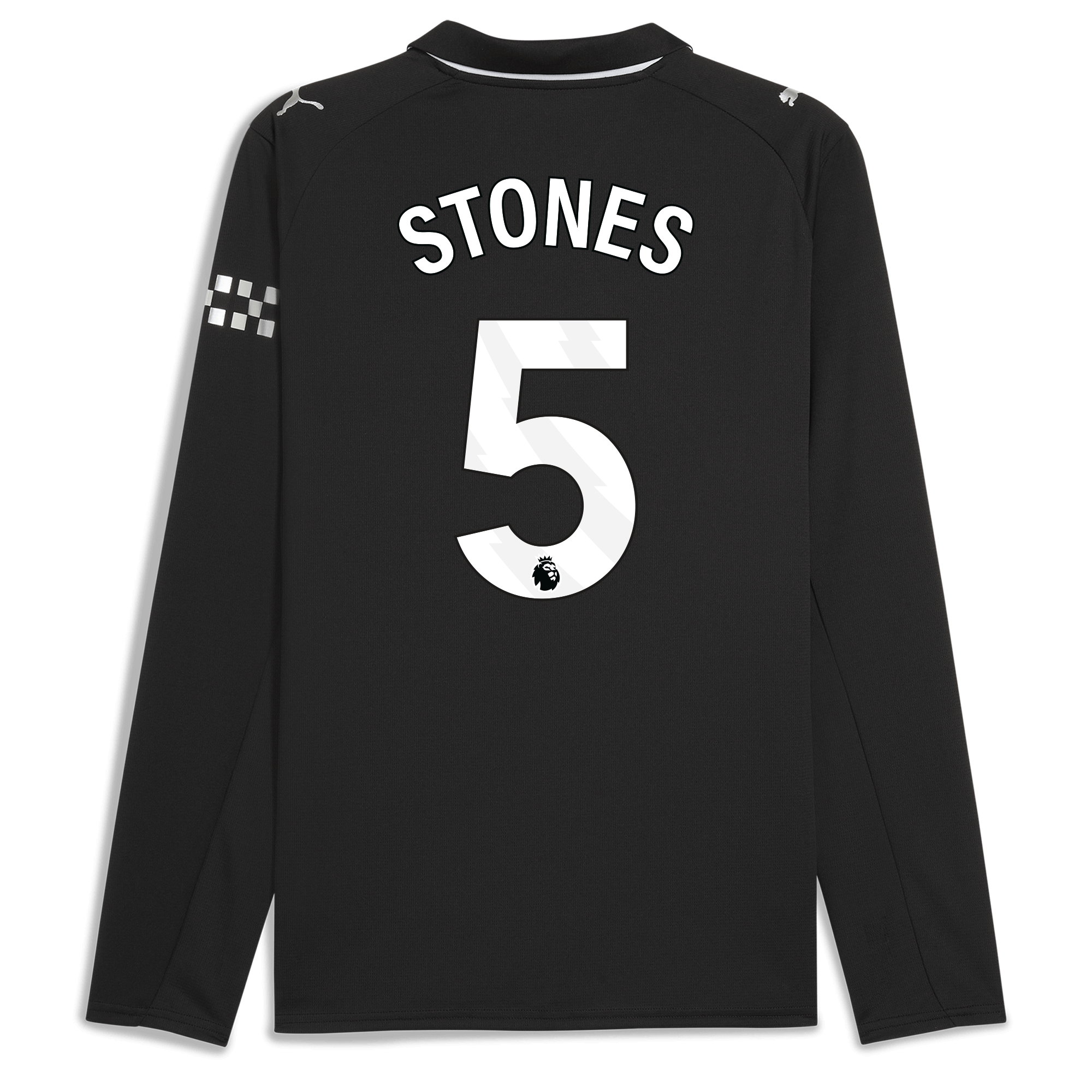 Manchester City manchester city away jersey 202526 long sleeve with stones 5 printing Shirts - Official Store