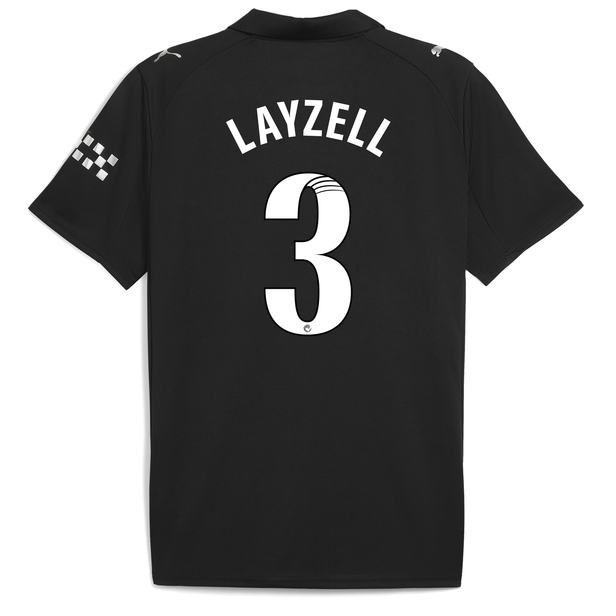 Manchester City manchester city away jersey 202526 with layzell 3 printing Shirts - Official Store