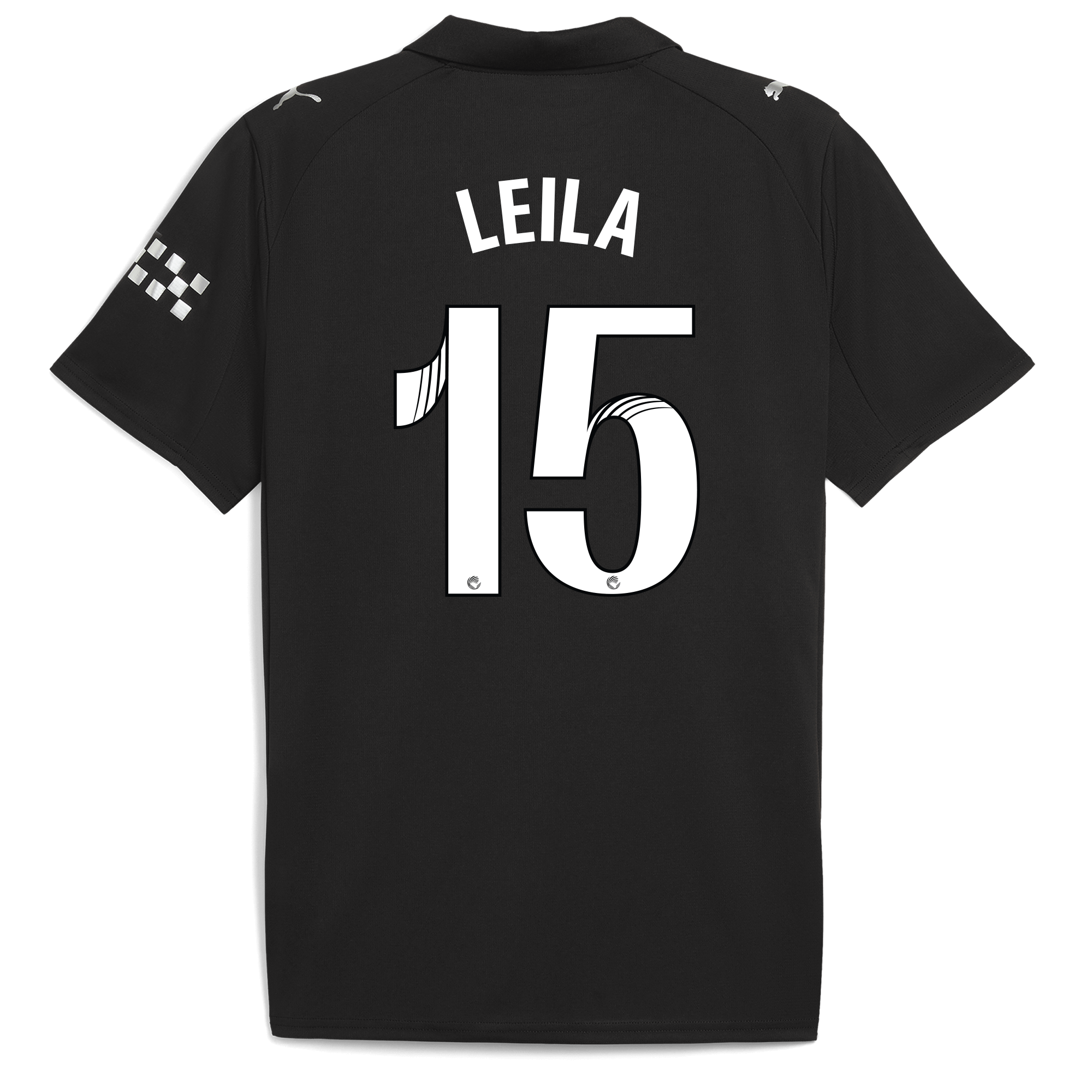 Manchester City manchester city away jersey 202526 with leila 15 printing Shirts - Official Store