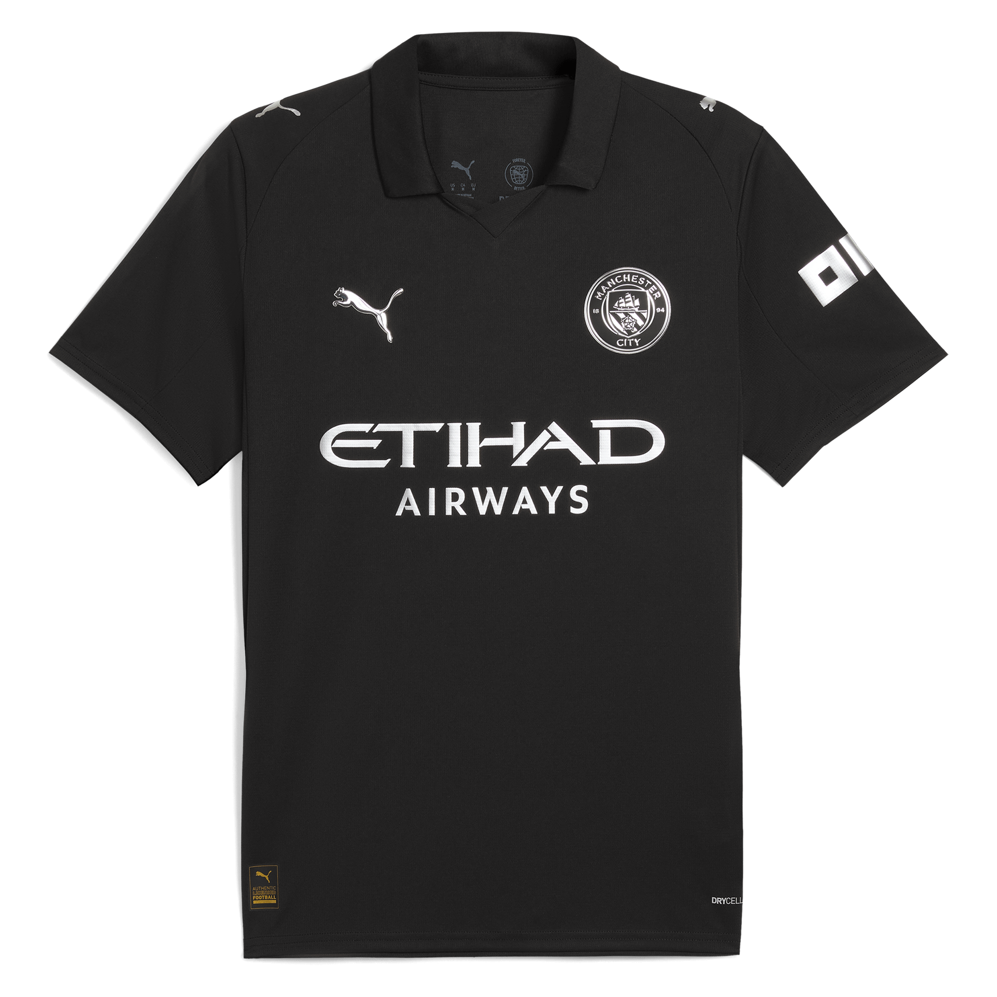 Manchester City manchester city away jersey black 202526 with custom printing Shirts - Official Store