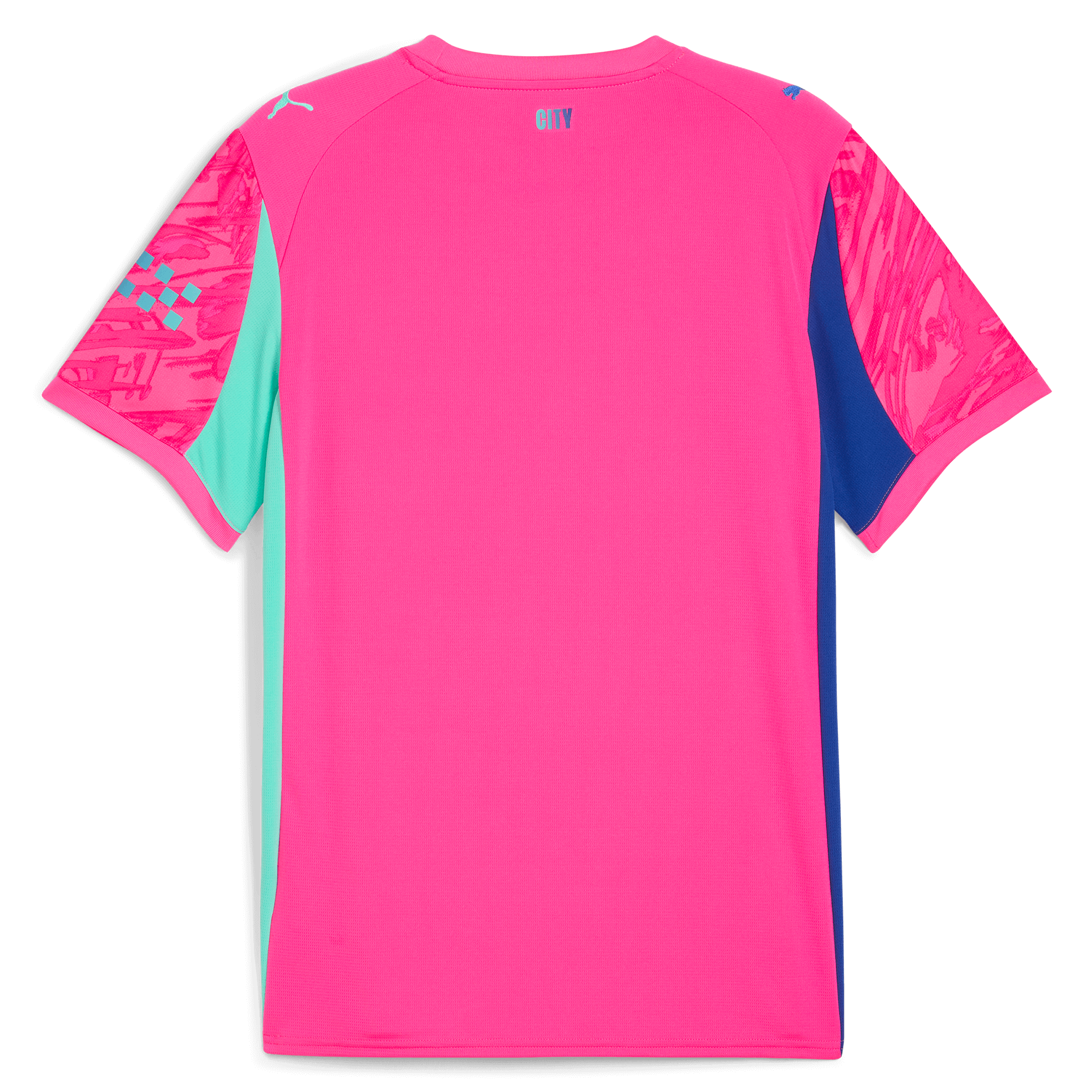 Manchester City manchester city goalkeeper jersey pink 202526 with custom printing Shirts - Official Store