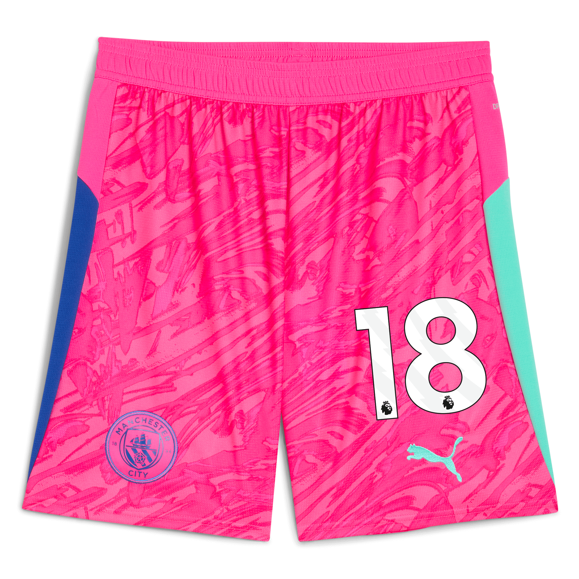 Manchester City manchester city goalkeeper shorts pink 202526 with 18 Shirts - Official Store