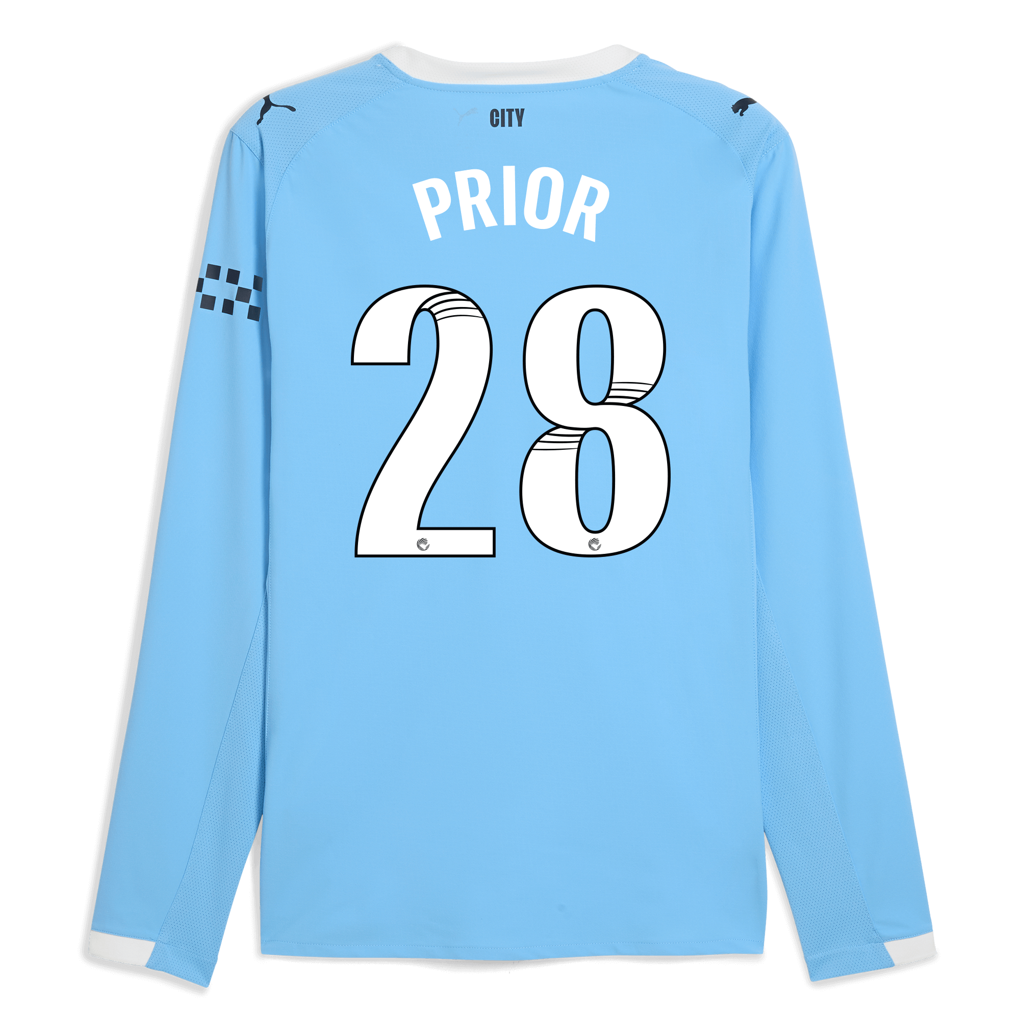 Manchester City manchester city home authentic jersey 202526 long sleeve with prior 28 printing Shirts - Official Store