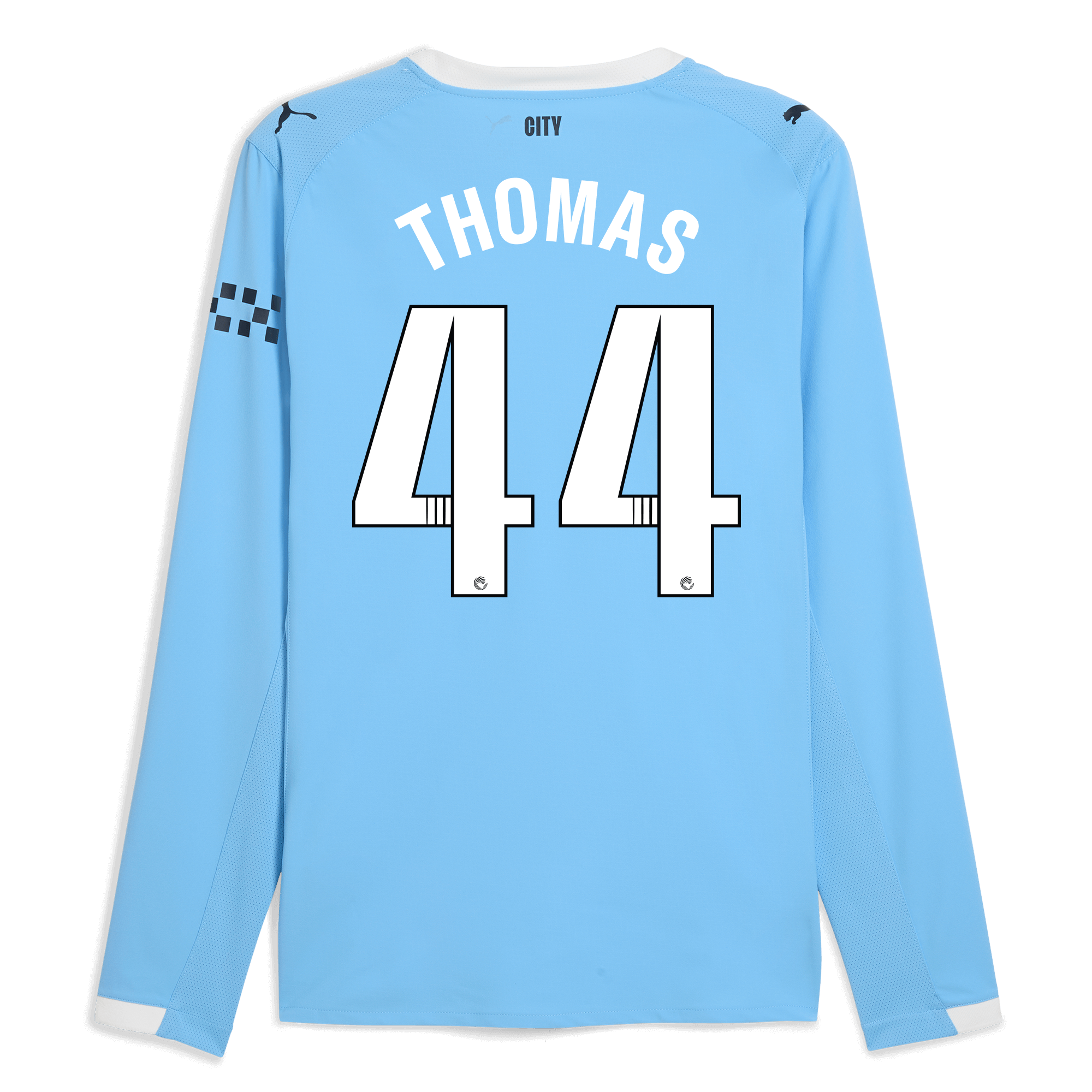 Manchester City manchester city home authentic jersey 202526 long sleeve with thomas 44 printing Shirts - Official Store