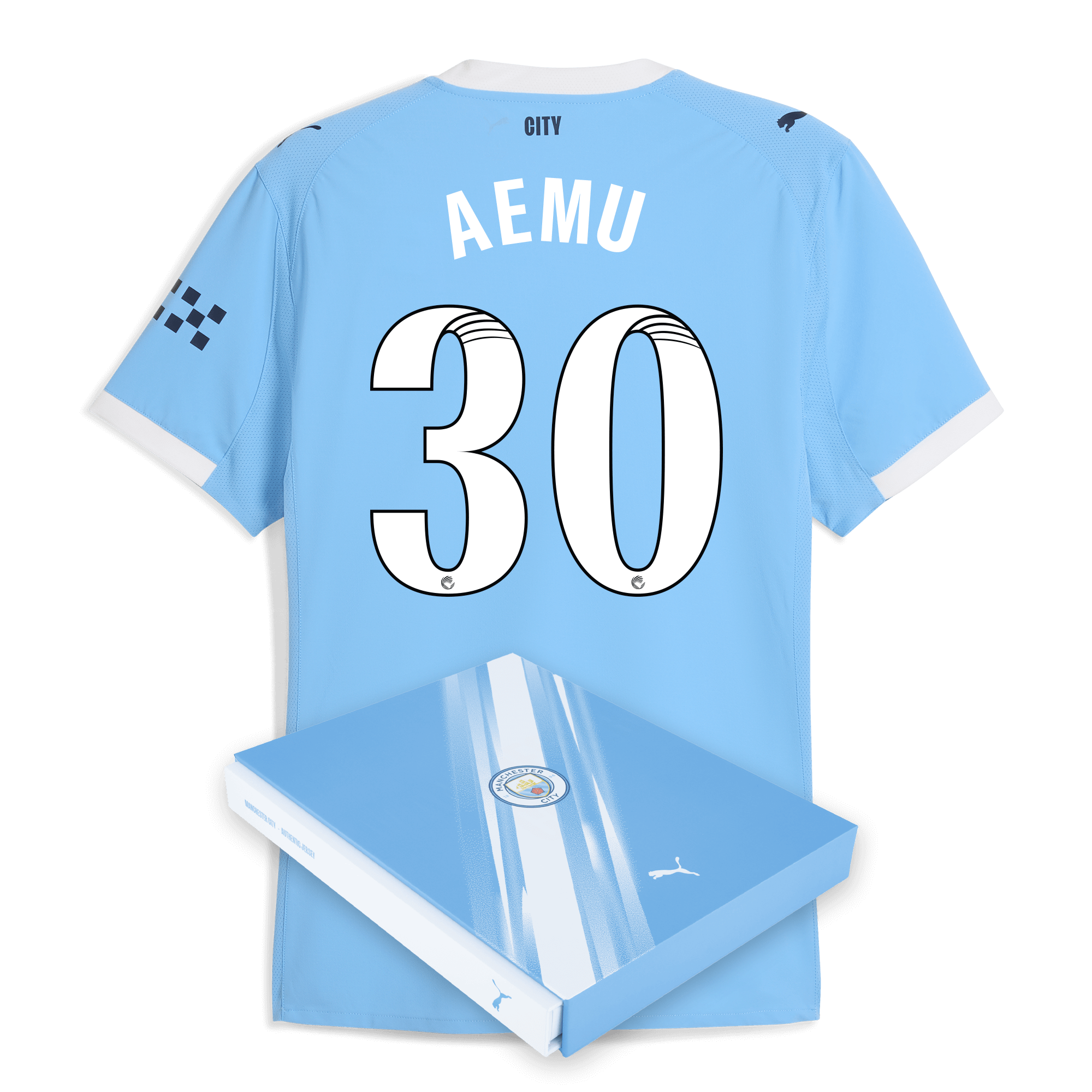 Manchester City manchester city home authentic jersey 202526 with aemu 30 printing in gift box Shirts - Official Store Manchester City manchester city home authentic jersey 202526 with aemu 30 printing in gift box Shirts - Official Store