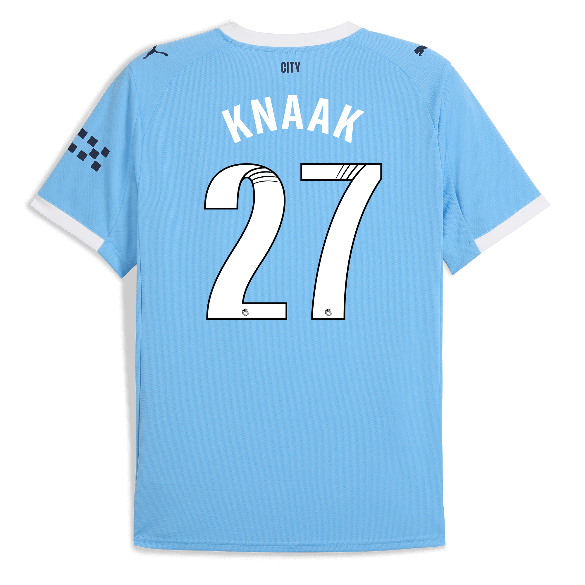 Manchester City manchester city home jersey 202526 with knaak 27 printing Shirts - Official Store