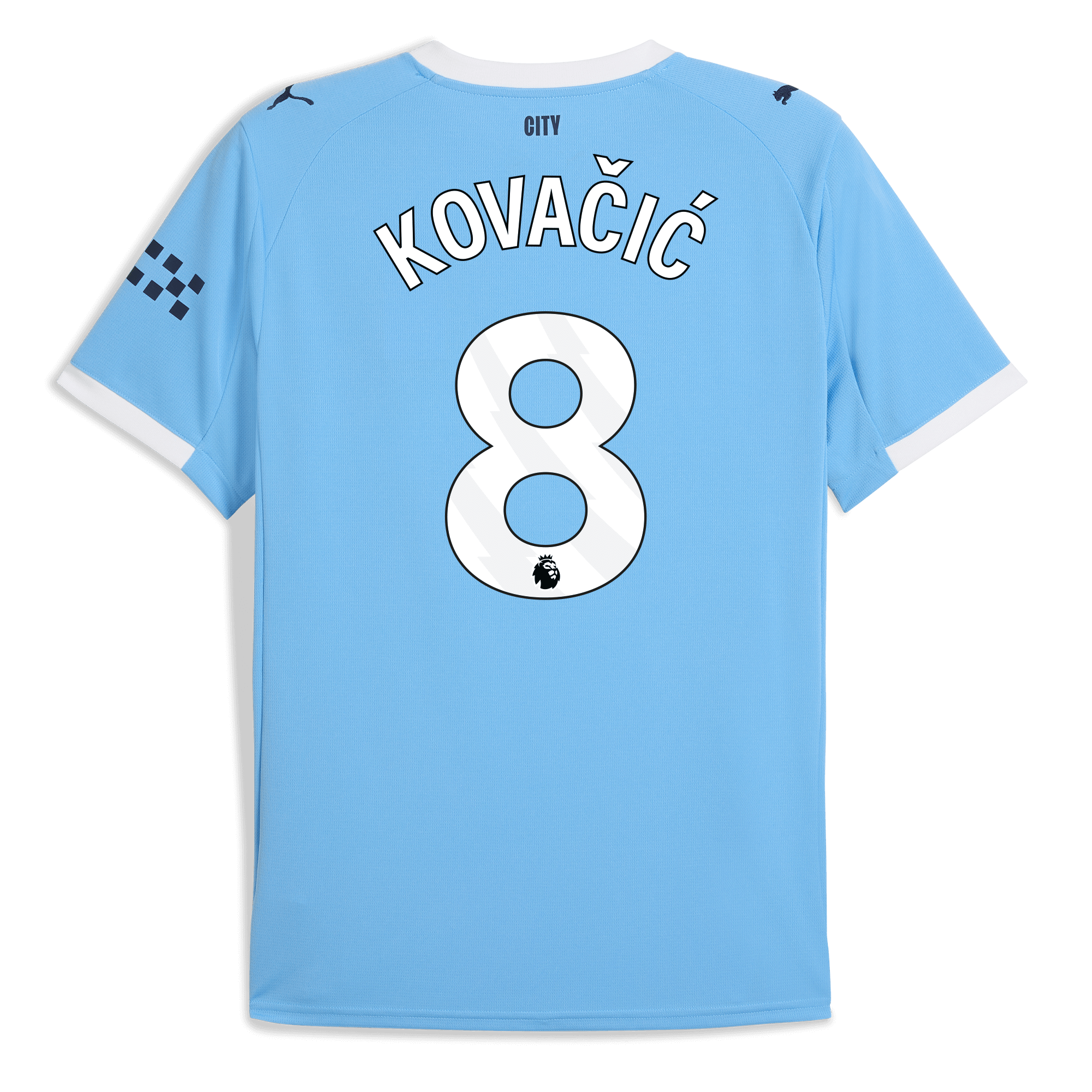 Manchester City manchester city home jersey 202526 with kovaČiĆ 8 printing Shirts - Official Store