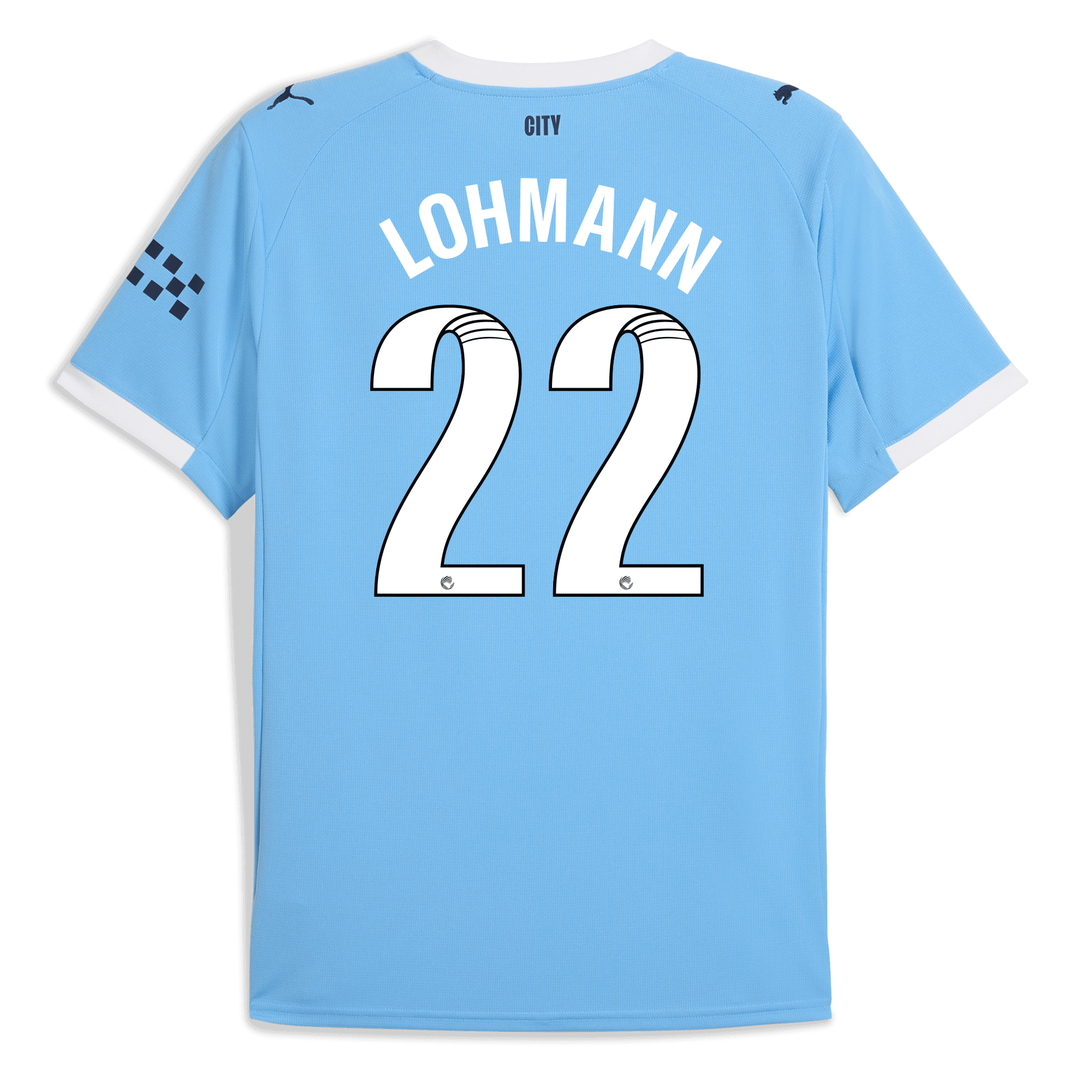 Manchester City manchester city home jersey 202526 with lohmann 22 printing Shirts - Official Store