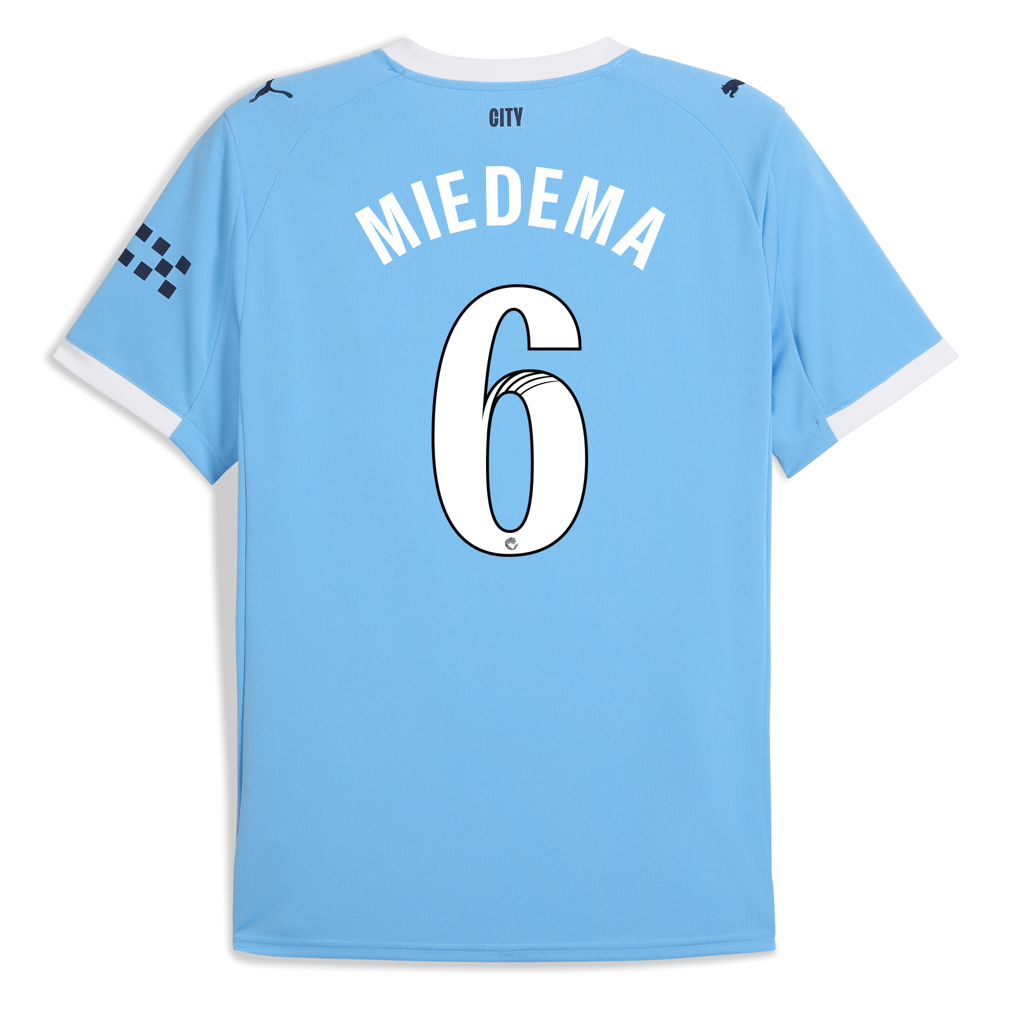 Manchester City manchester city home jersey 202526 with miedema 6 printing Shirts - Official Store