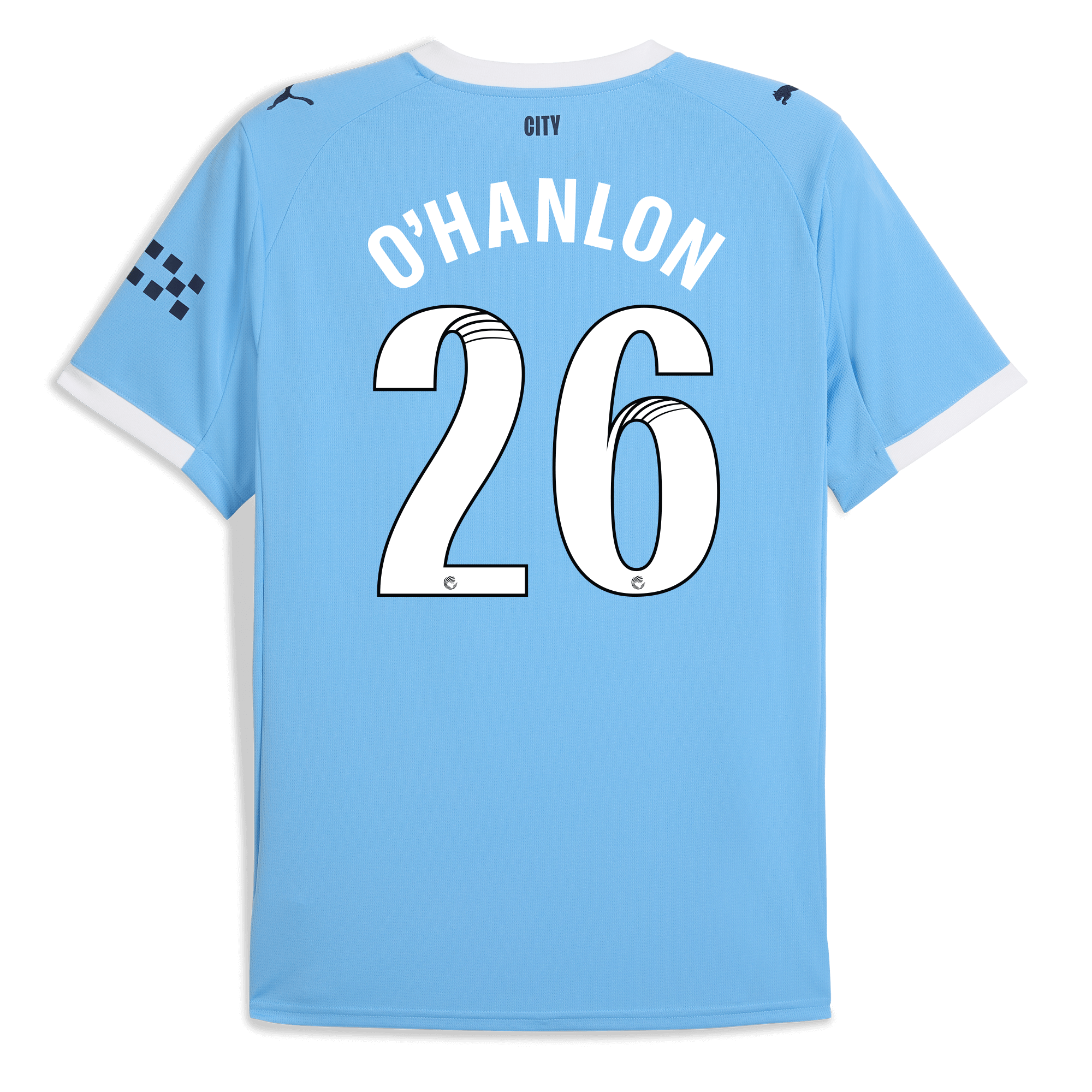 Manchester City manchester city home jersey 202526 with ohanlon 26 printing Shirts - Official Store