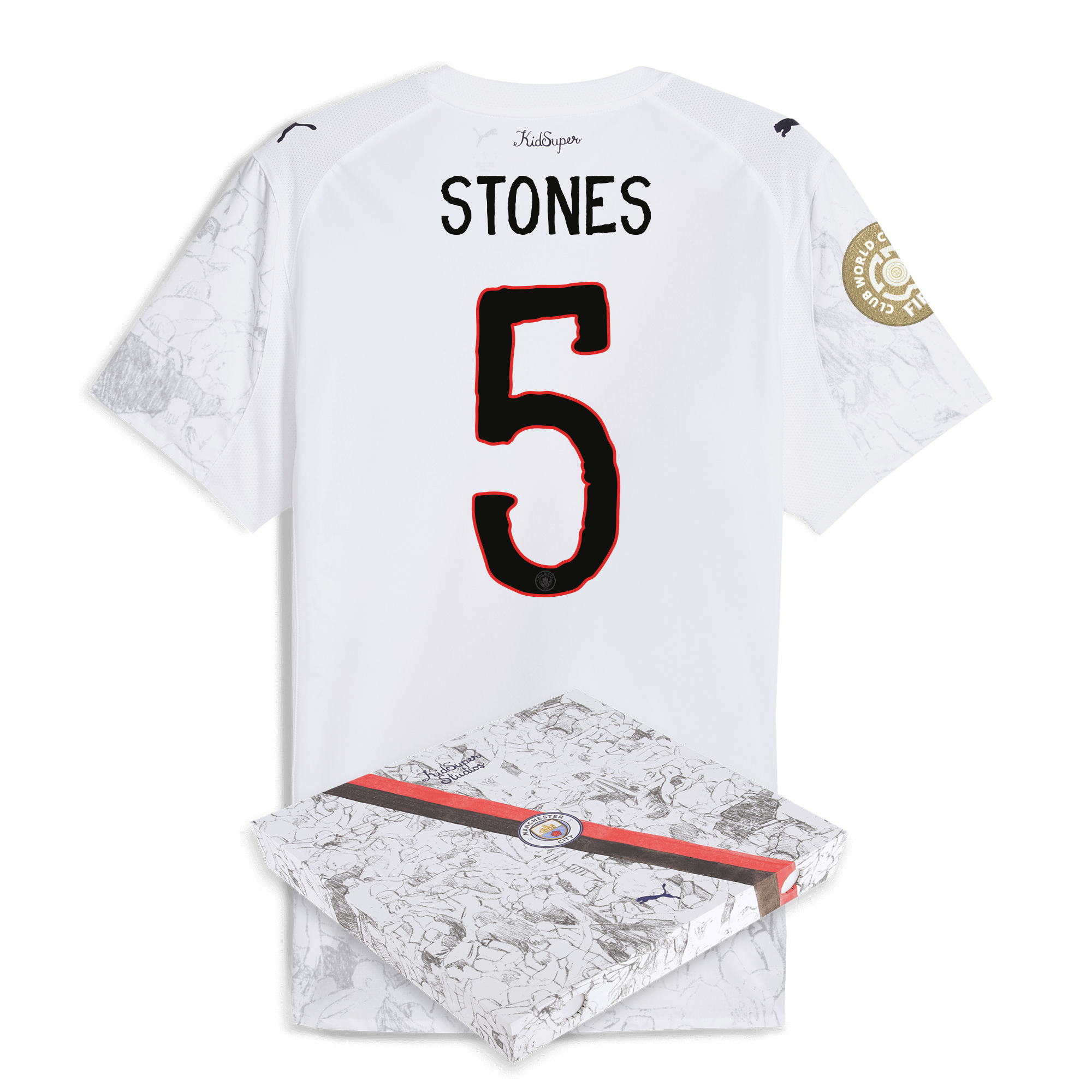 Manchester City manchester city kidsuper authentic jersey 202526 club world cup with stones 5 printing in gift box Shirts - Official Store