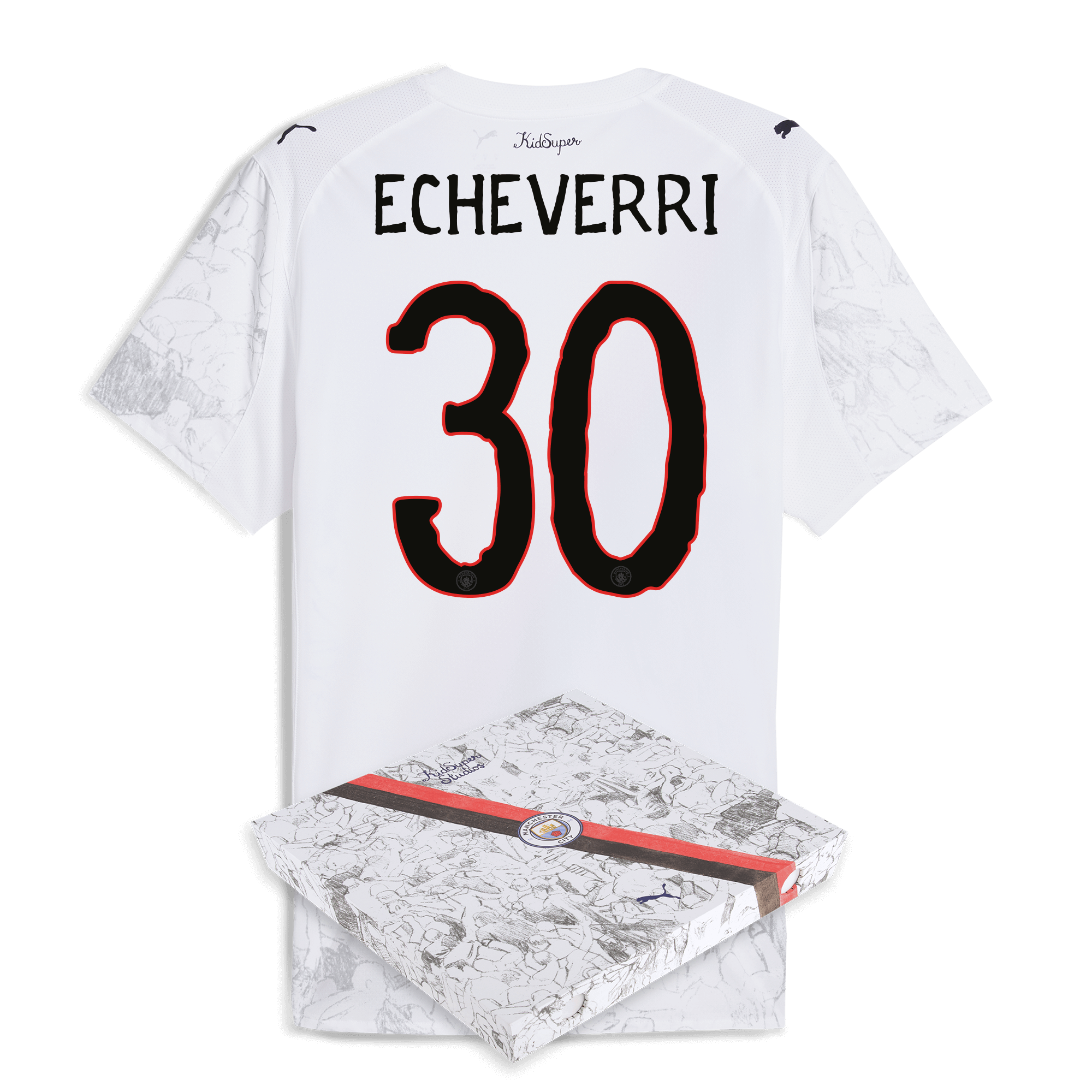 Manchester City manchester city kidsuper authentic jersey 202526 with echeverri 30 printing in gift box Shirts - Official Store