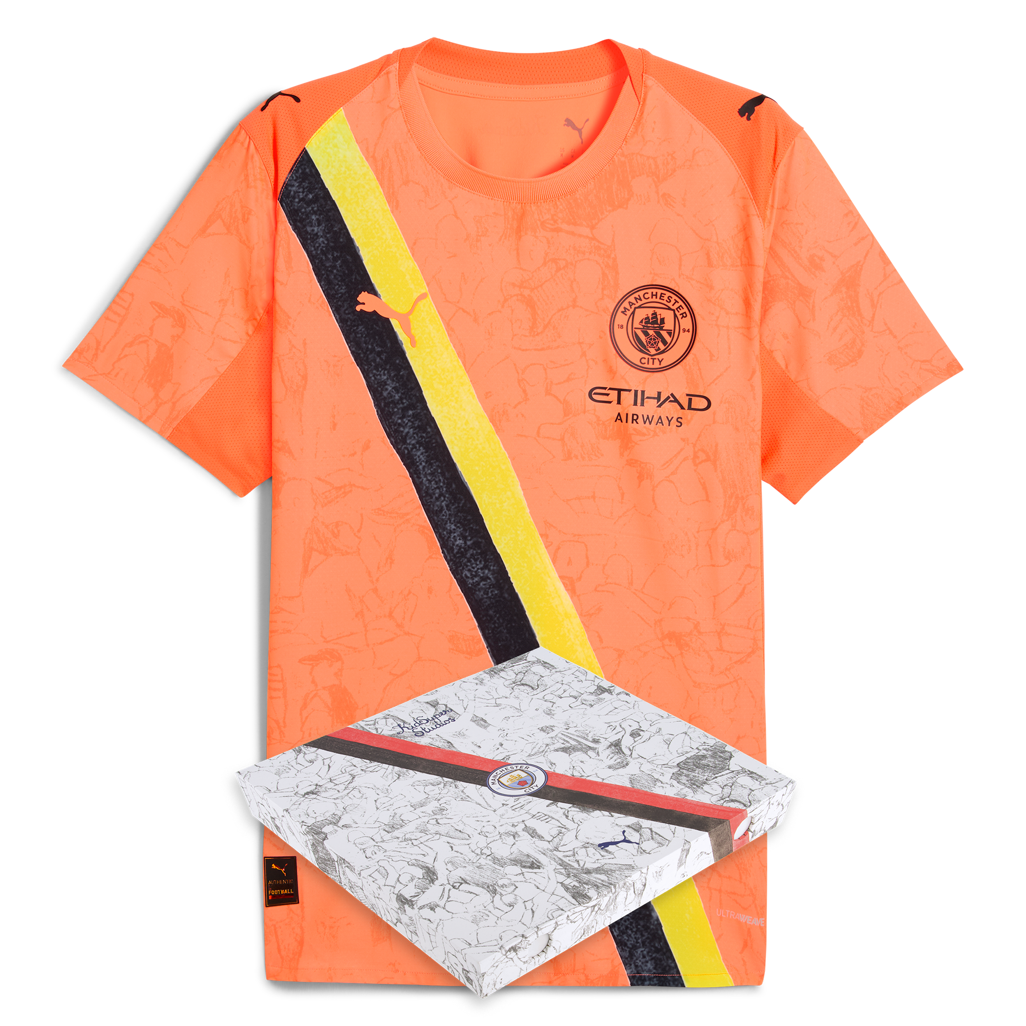 Manchester City manchester city kidsuper authentic jersey orange 202526 Shirts - Official Store