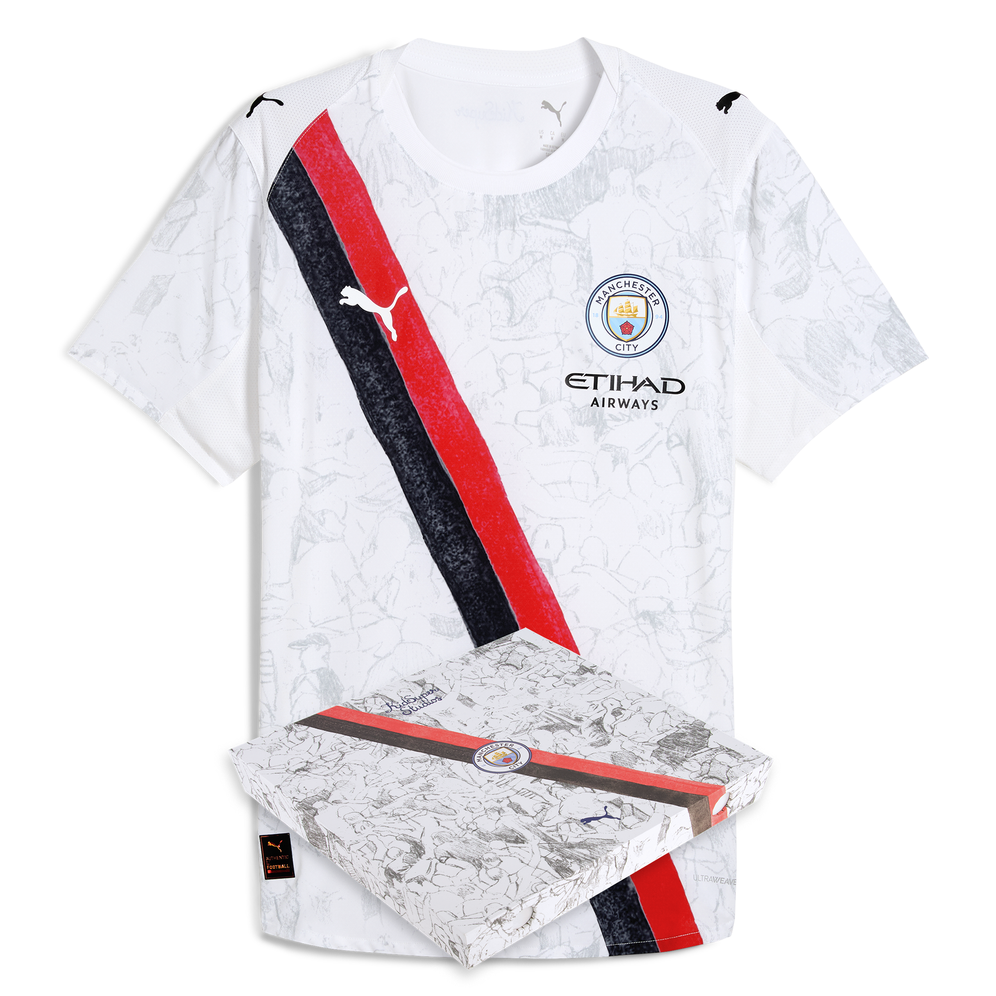 Manchester City manchester city kidsuper authentic jersey white 202526 Shirts - Official Store