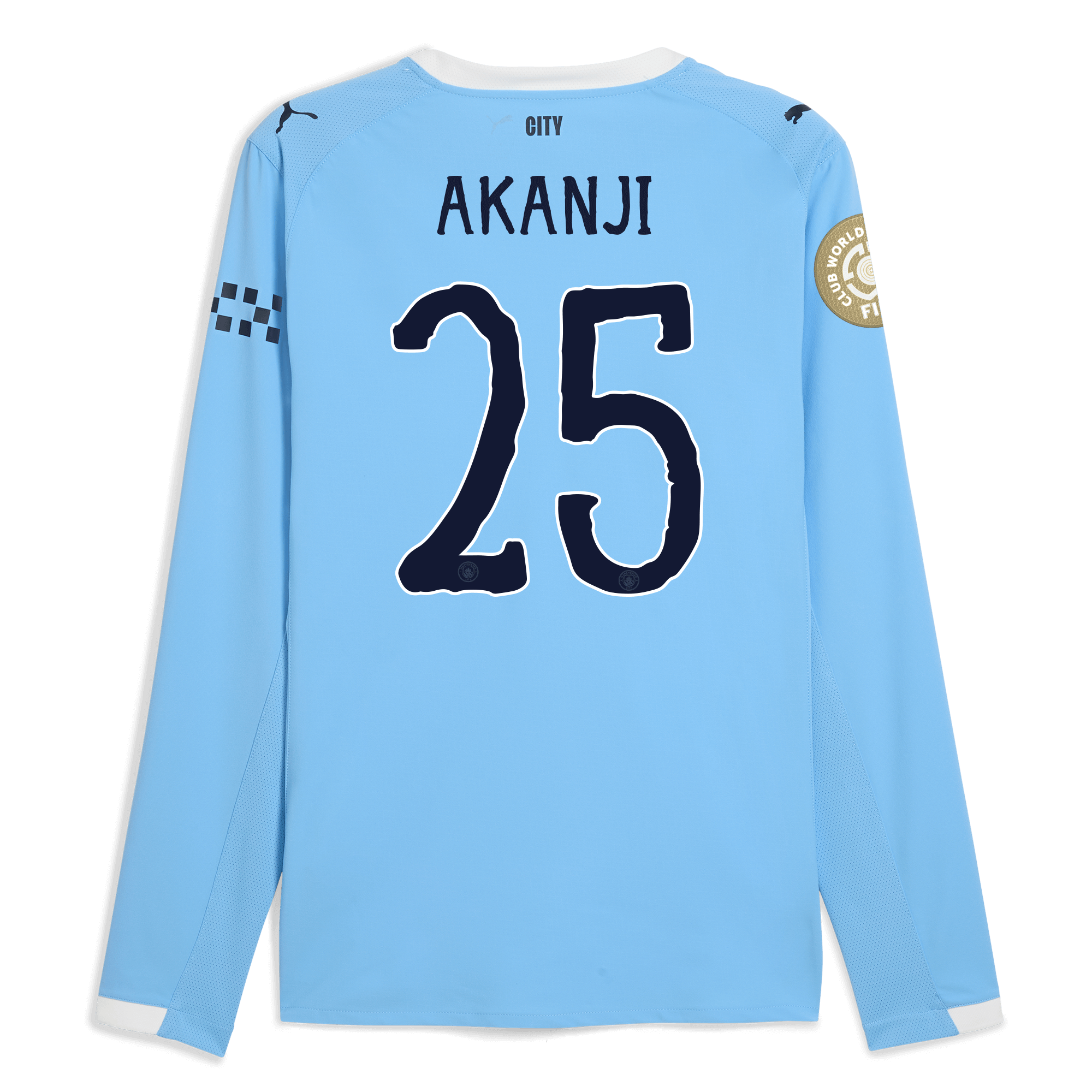 Manchester City manchester city kidsuper club world cup home authentic jersey 202526 long sleeve with akanji 25 printing Shirts - Official Store
