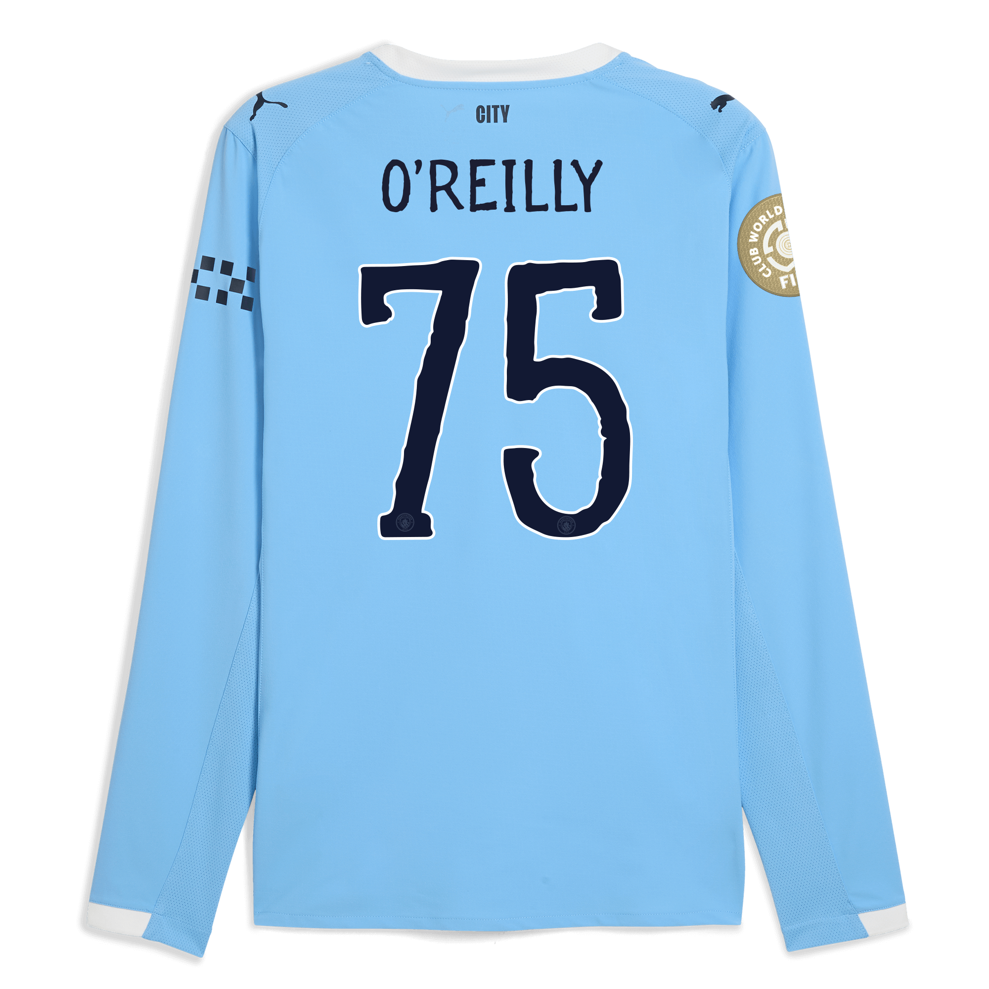 Manchester City manchester city kidsuper club world cup home authentic jersey 202526 long sleeve with oreilly 75 printing Shirts - Official Store