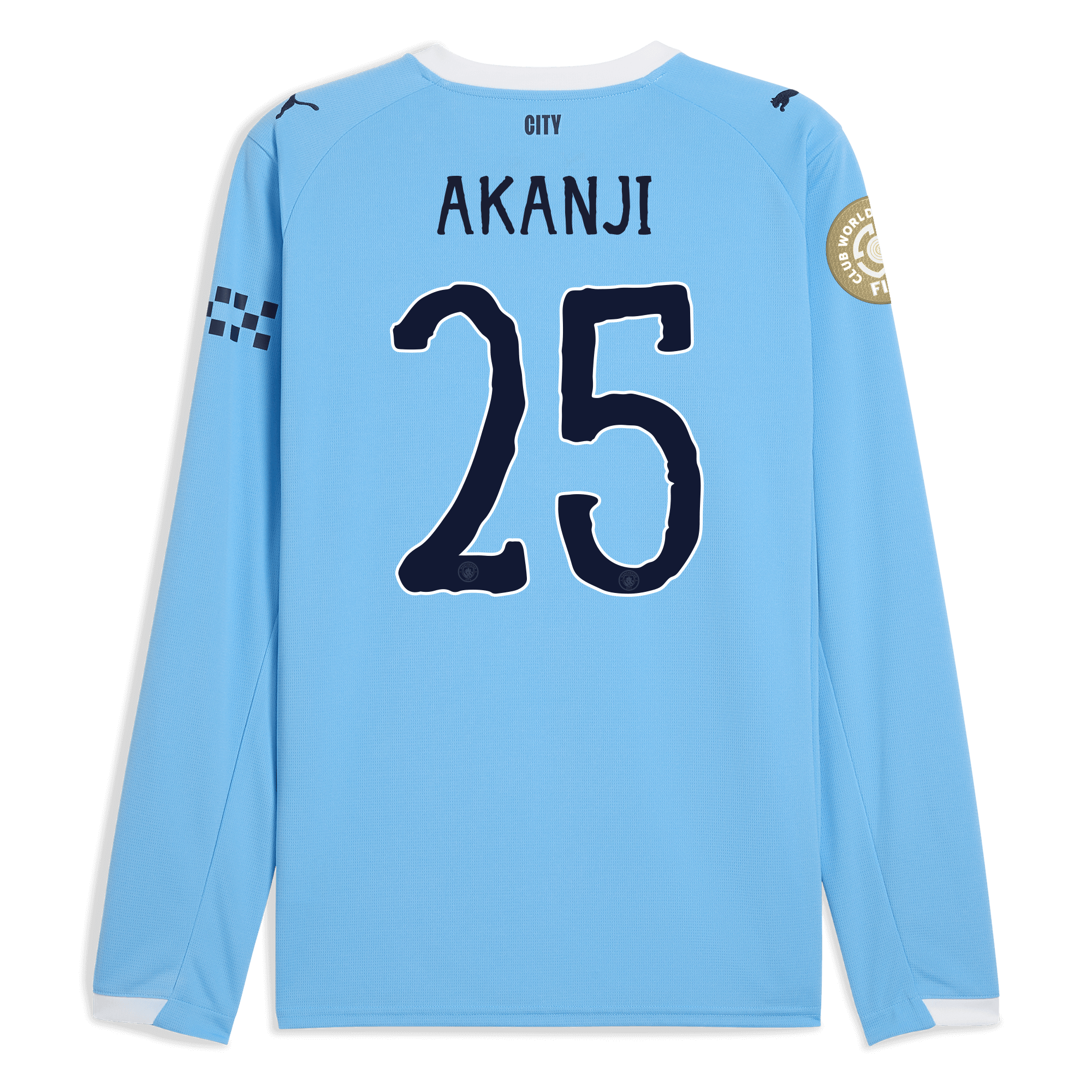 Manchester City manchester city kidsuper club world cup home jersey 202526 long sleeve with akanji 25 printing Shirts - Official Store