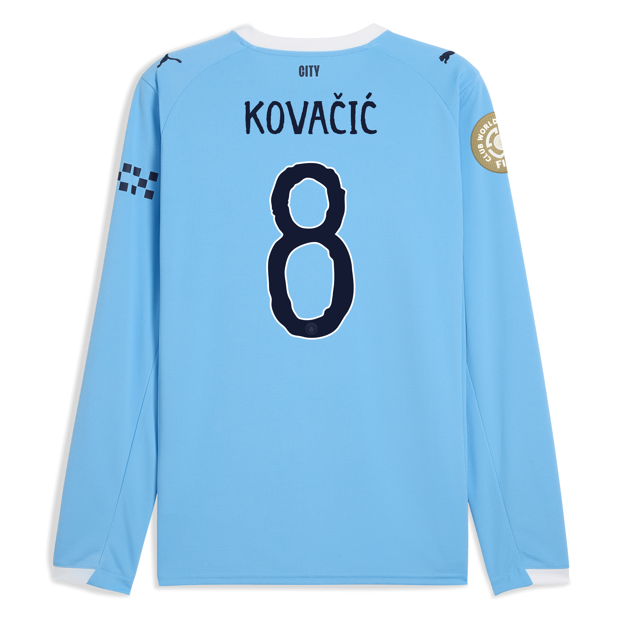 Manchester City manchester city kidsuper club world cup home jersey 202526 long sleeve with kovaČiĆ 8 printing Shirts - Official Store