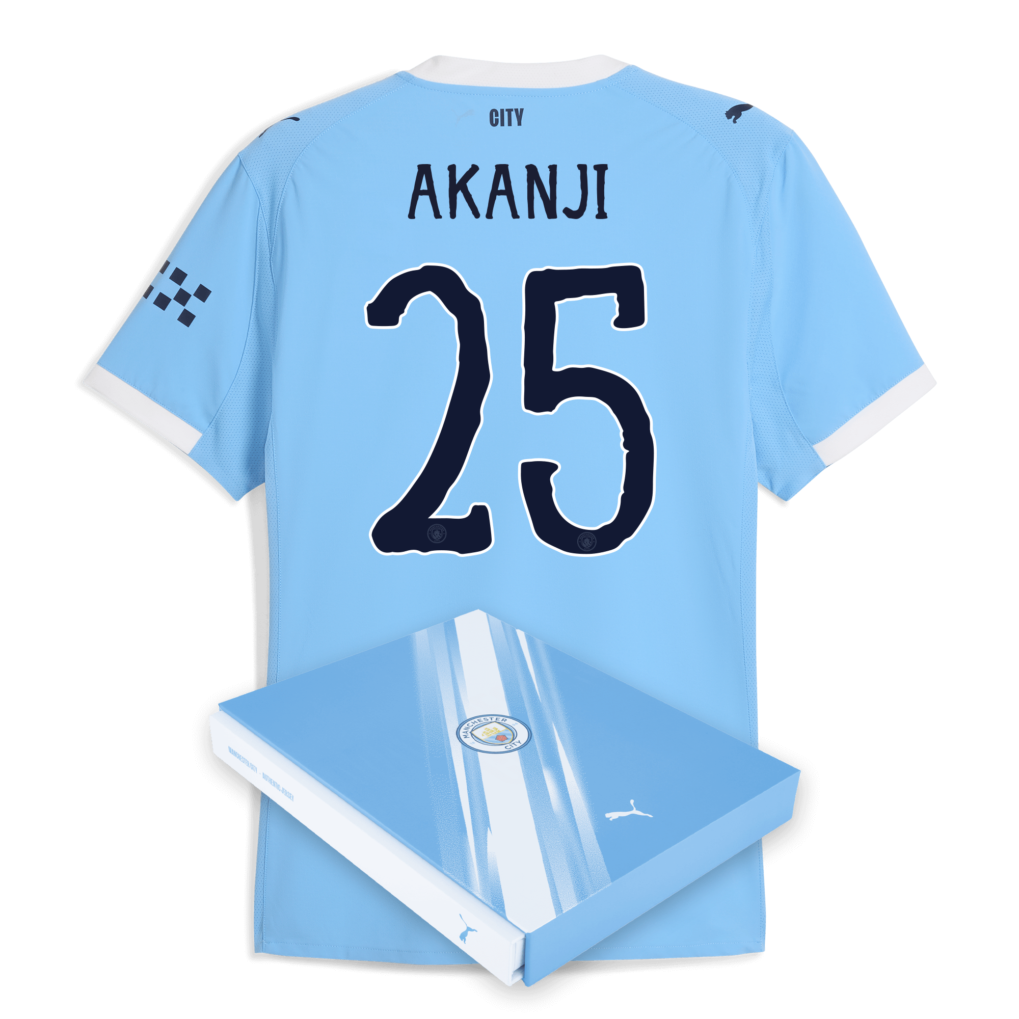 Manchester City manchester city kidsuper home authentic jersey 202526 with akanji 25 printing in gift box Shirts - Official Store