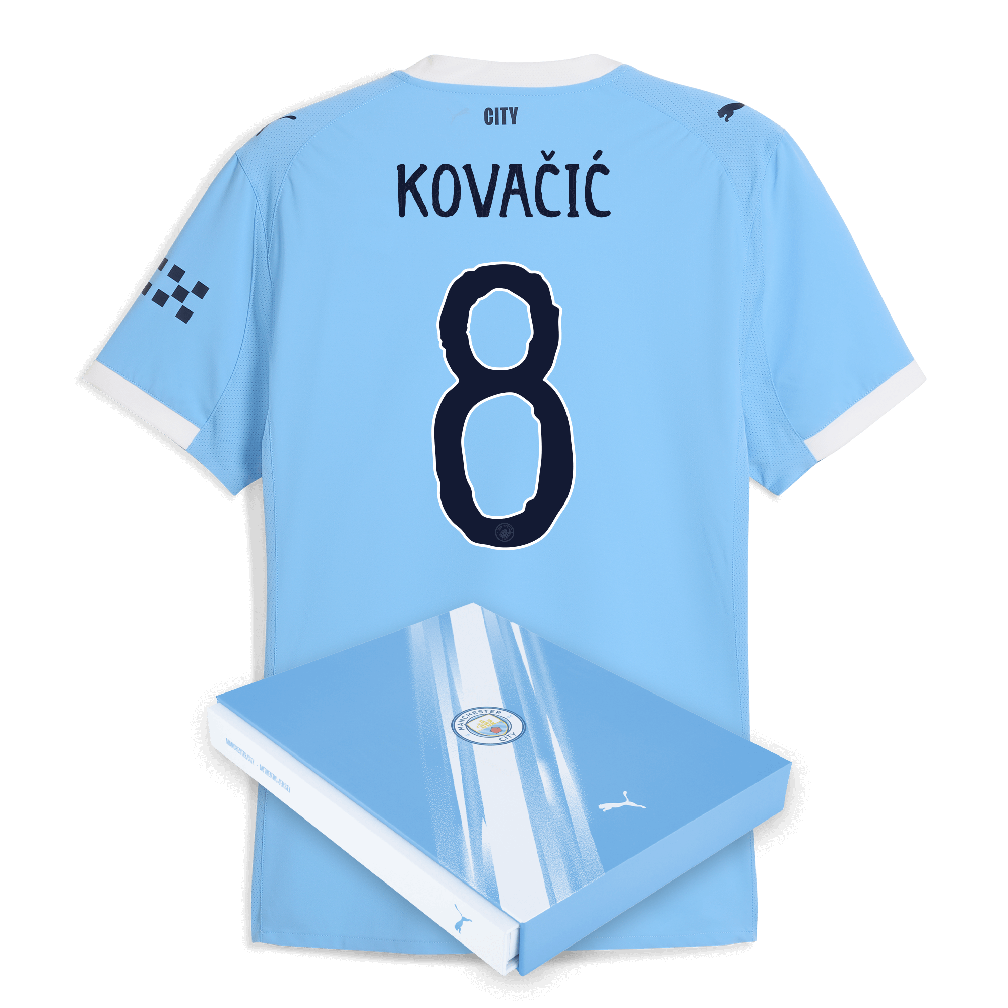 Manchester City manchester city kidsuper home authentic jersey 202526 with kovaČiĆ 8 printing in gift box Shirts - Official Store