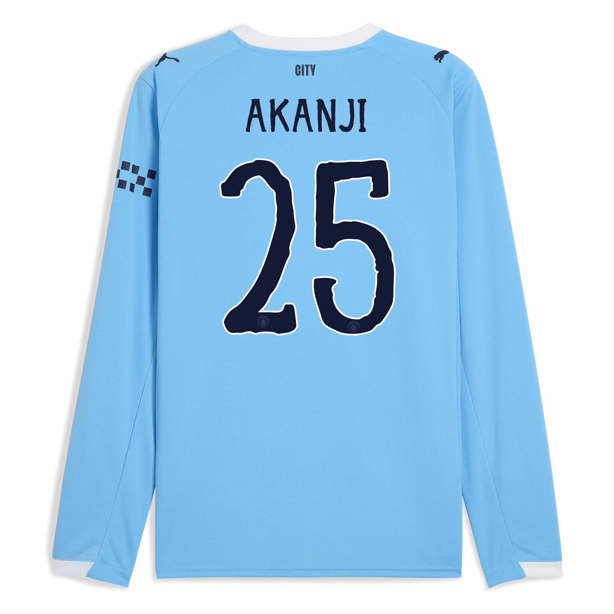 Manchester City manchester city kidsuper home jersey 202526 long sleeve with akanji 25 printing Shirts - Official Store