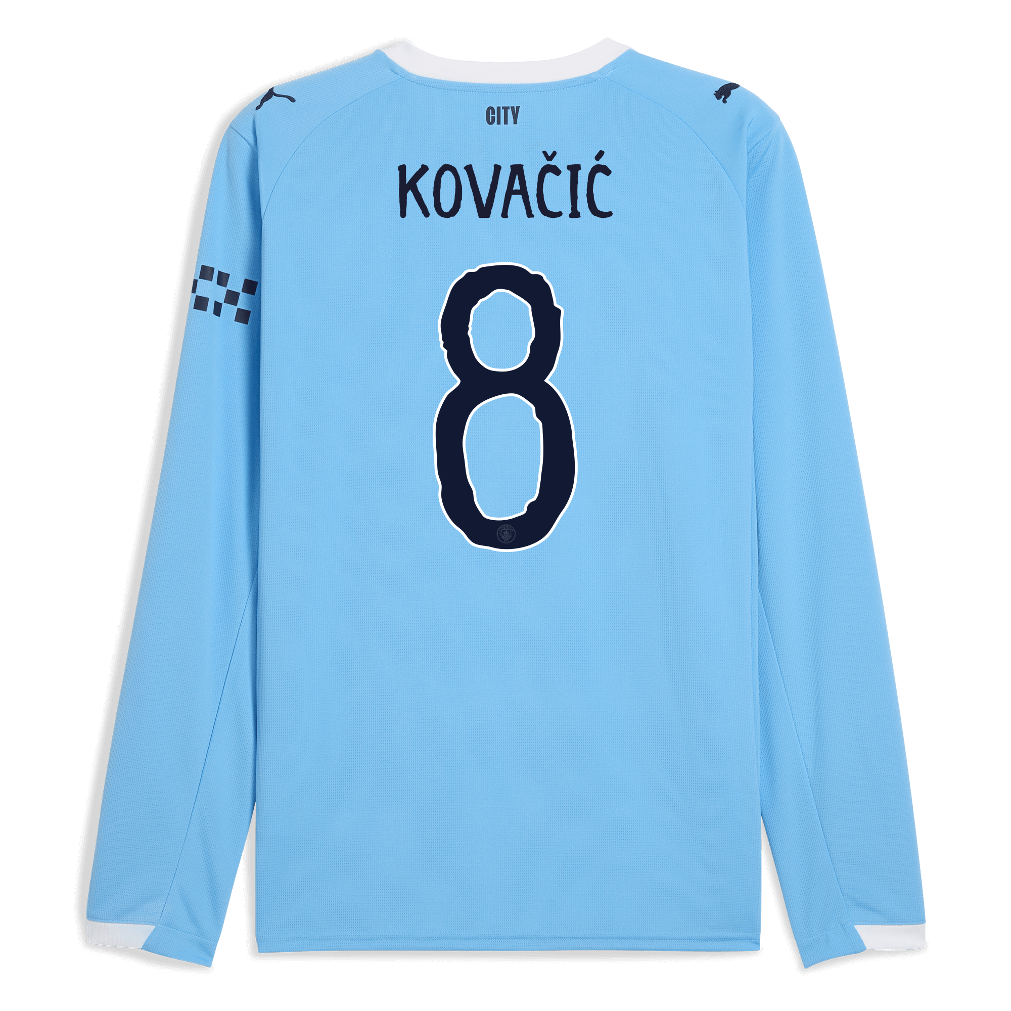 Manchester City manchester city kidsuper home jersey 202526 long sleeve with kovaČiĆ 8 printing Shirts - Official Store