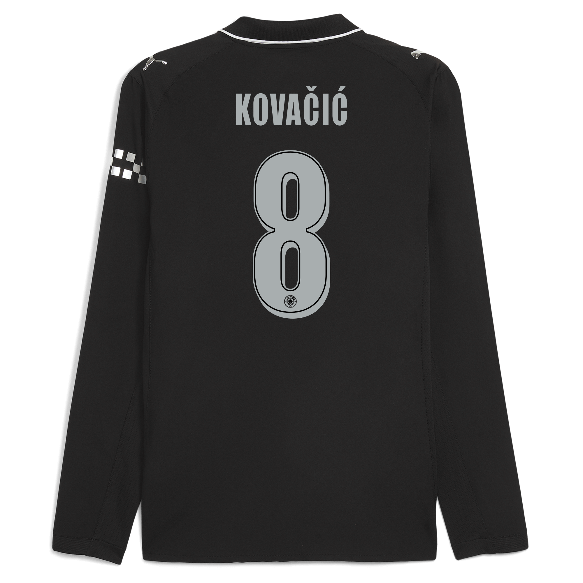 Manchester City manchester city man city away authentic jersey 202526 long sleeve with kovaČiĆ 8 printing Shirts - Official Store