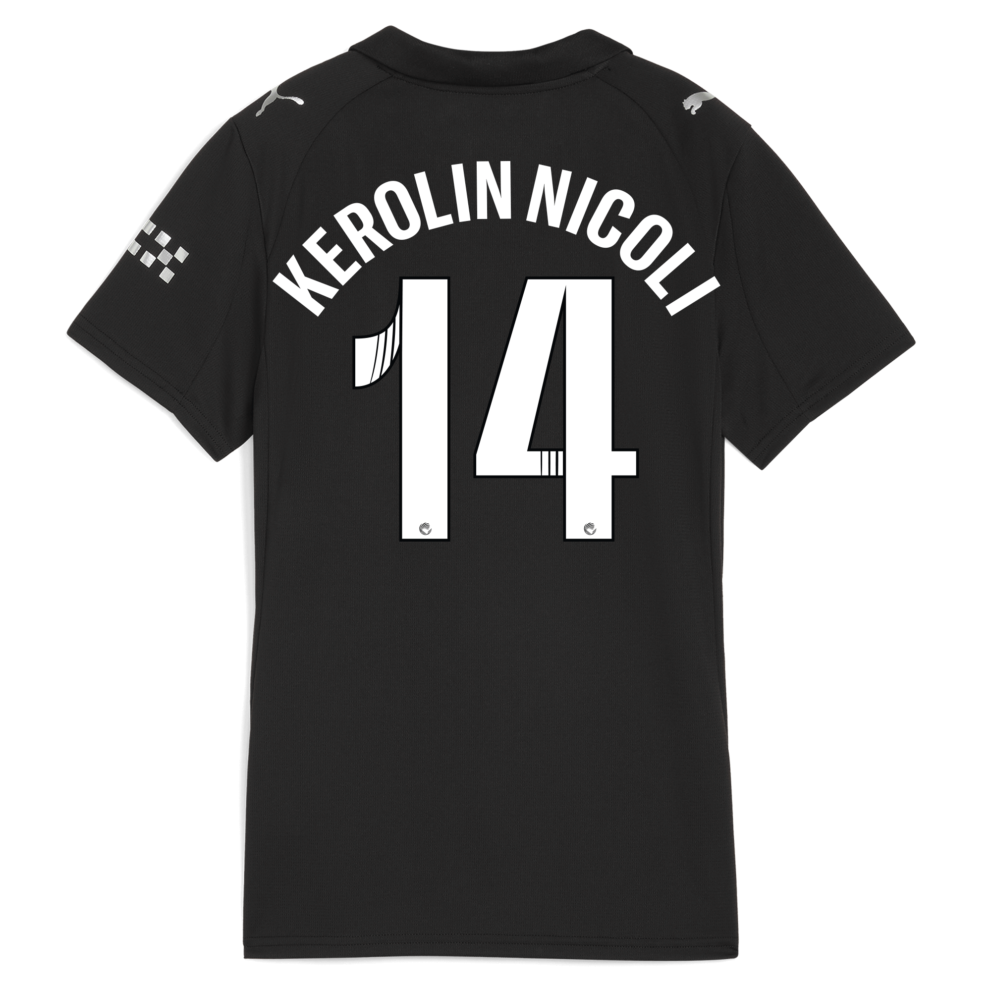 Manchester City womens manchester city away jersey 202526 with kerolin nicoli 14 printing Shirts - Official Store