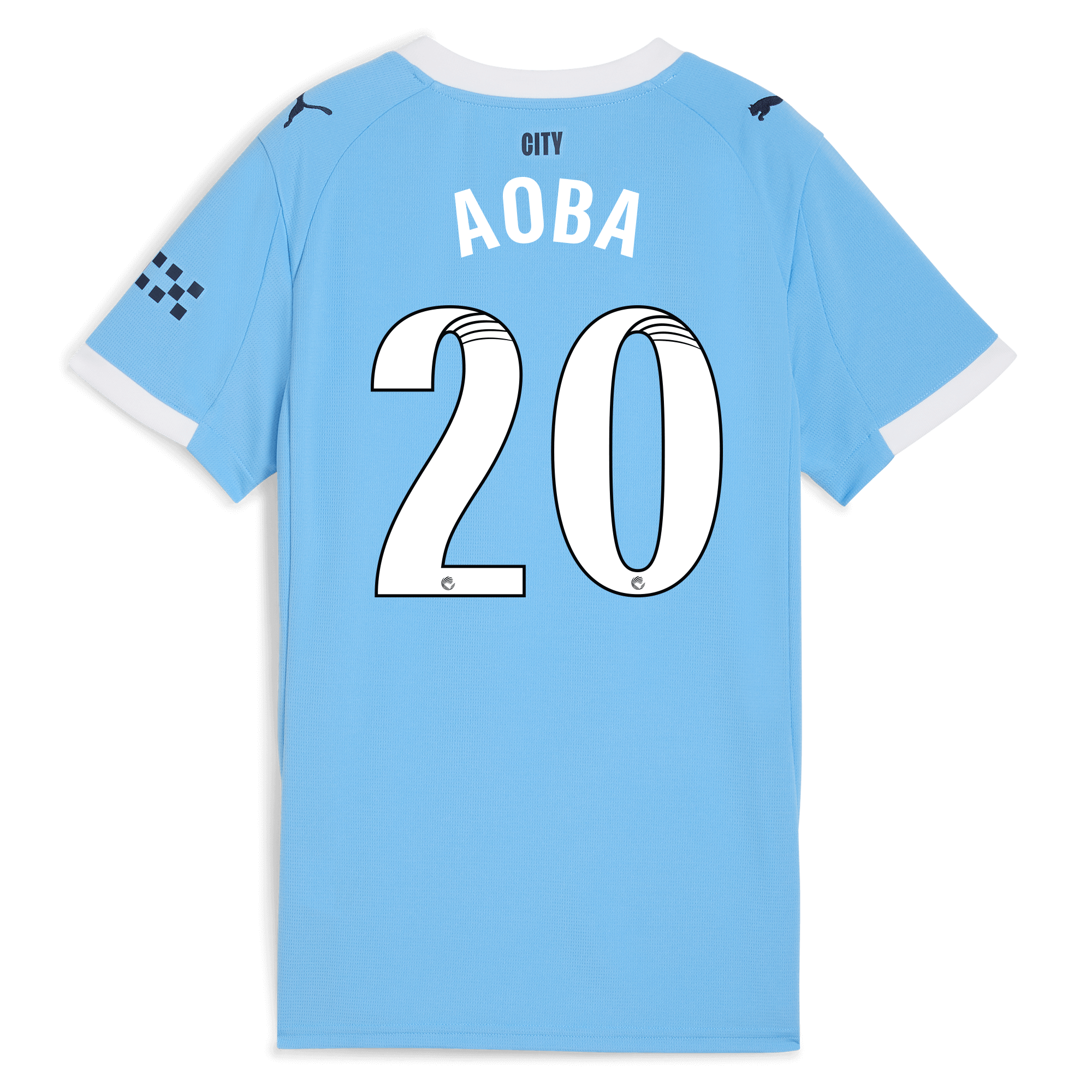 Manchester City womens manchester city home jersey 202526 with aoba 20 printing Shirts - Official Store