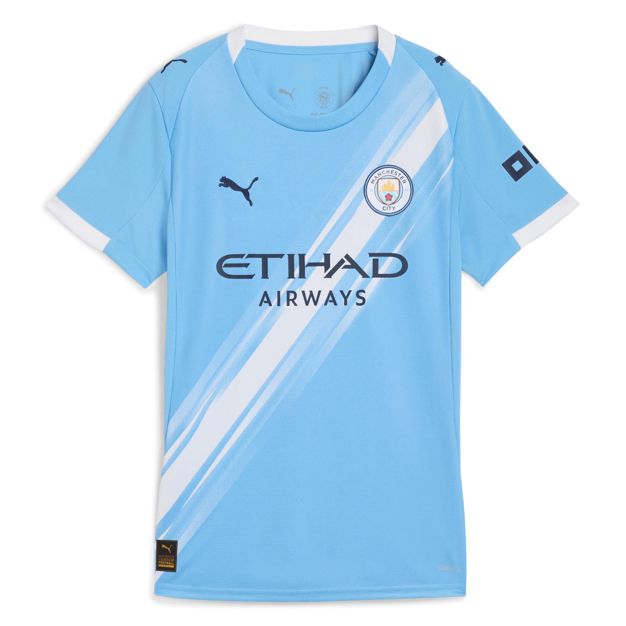 Manchester City womens manchester city home jersey 202526 with custom printing Shirts - Official Store