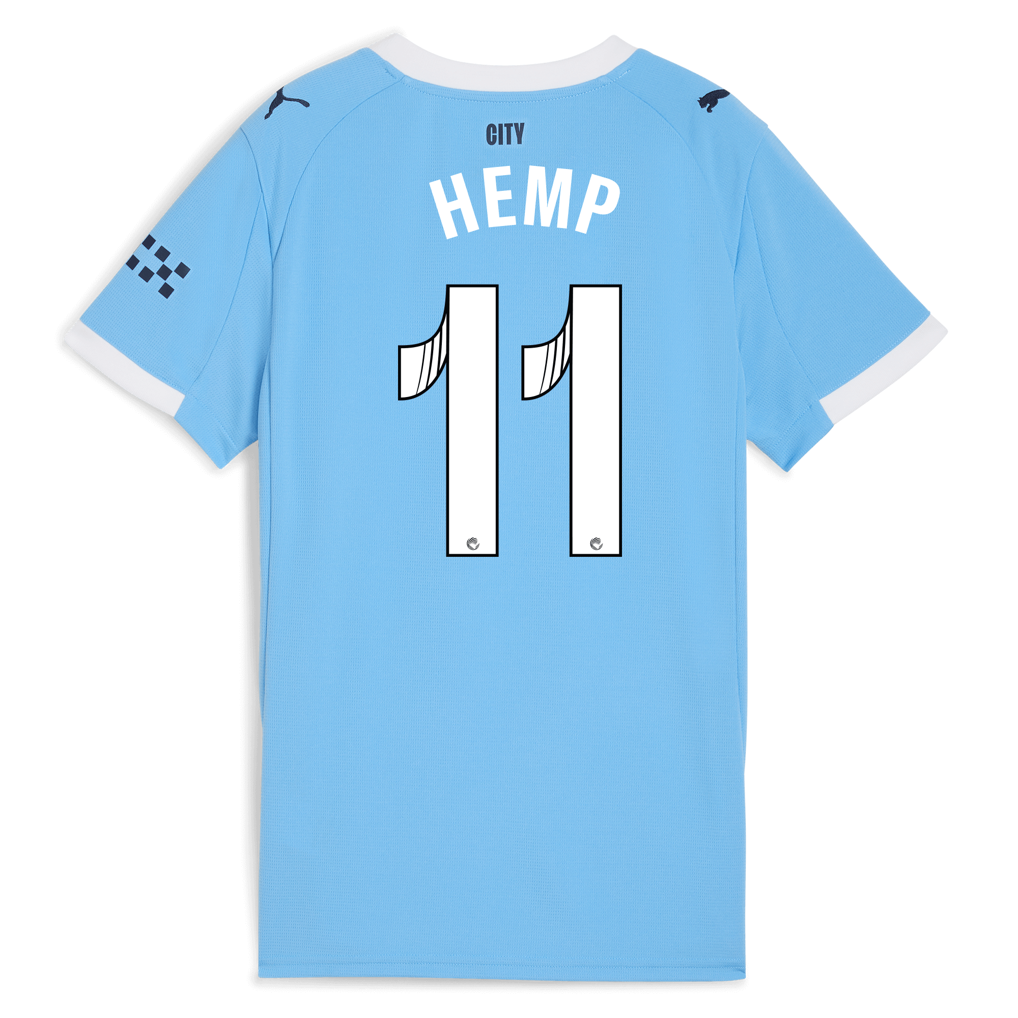 Manchester City womens manchester city home jersey 202526 with hemp 11 printing Shirts - Official Store