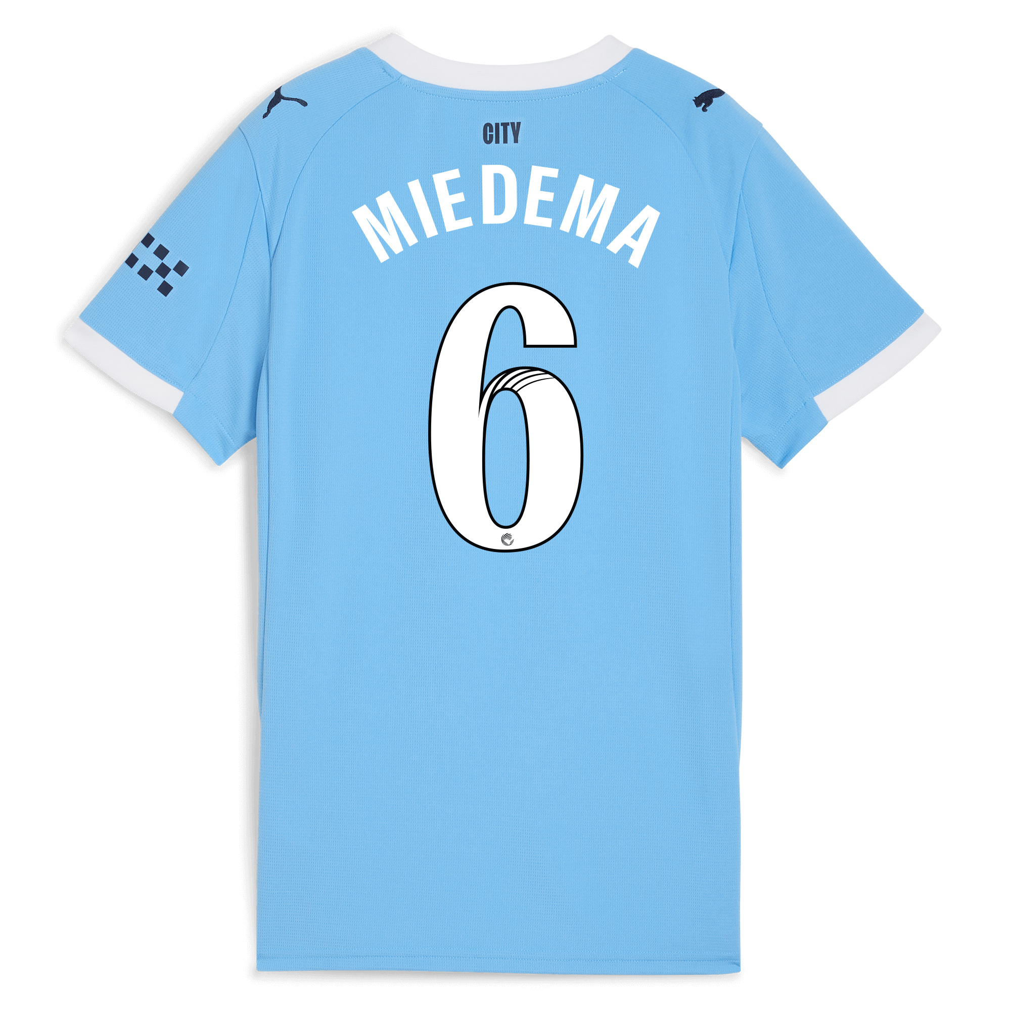 Manchester City womens manchester city home jersey 202526 with miedema 6 printing Shirts - Official Store