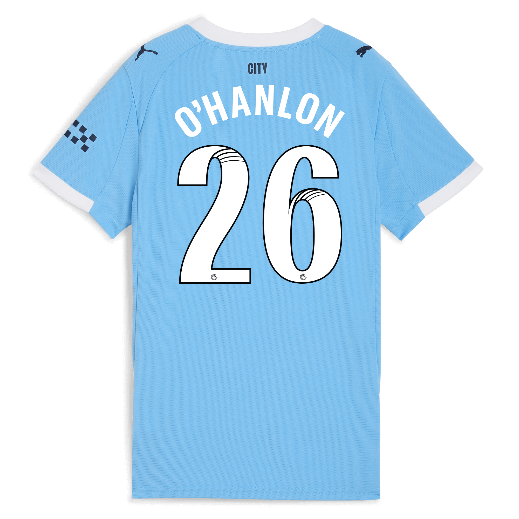 Manchester City womens manchester city home jersey 202526 with ohanlon 26 printing Shirts - Official Store