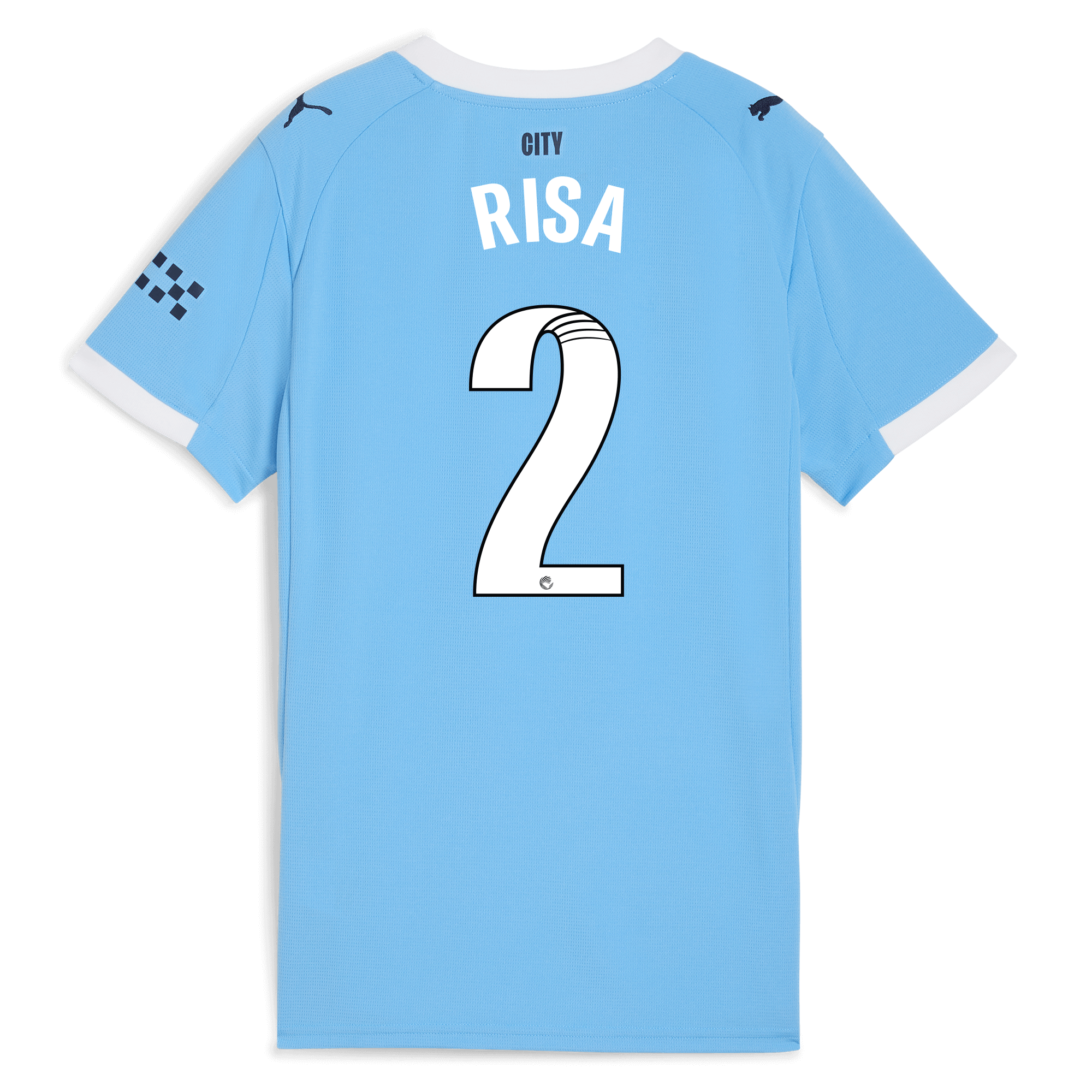 Manchester City womens manchester city home jersey 202526 with risa 2 printing Shirts - Official Store