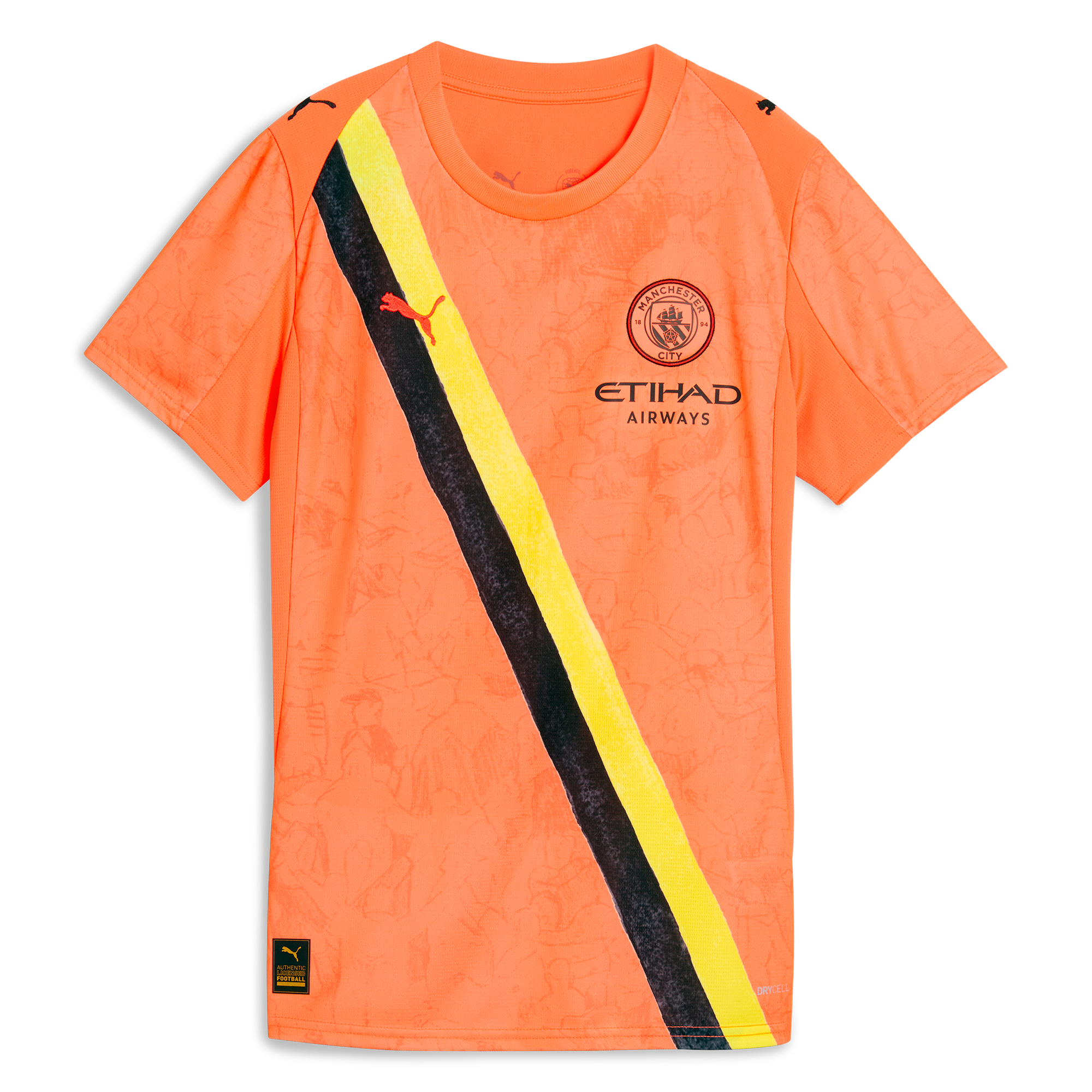 Manchester City womens manchester city kidsuper jersey orange 202526 Shirts - Official Store